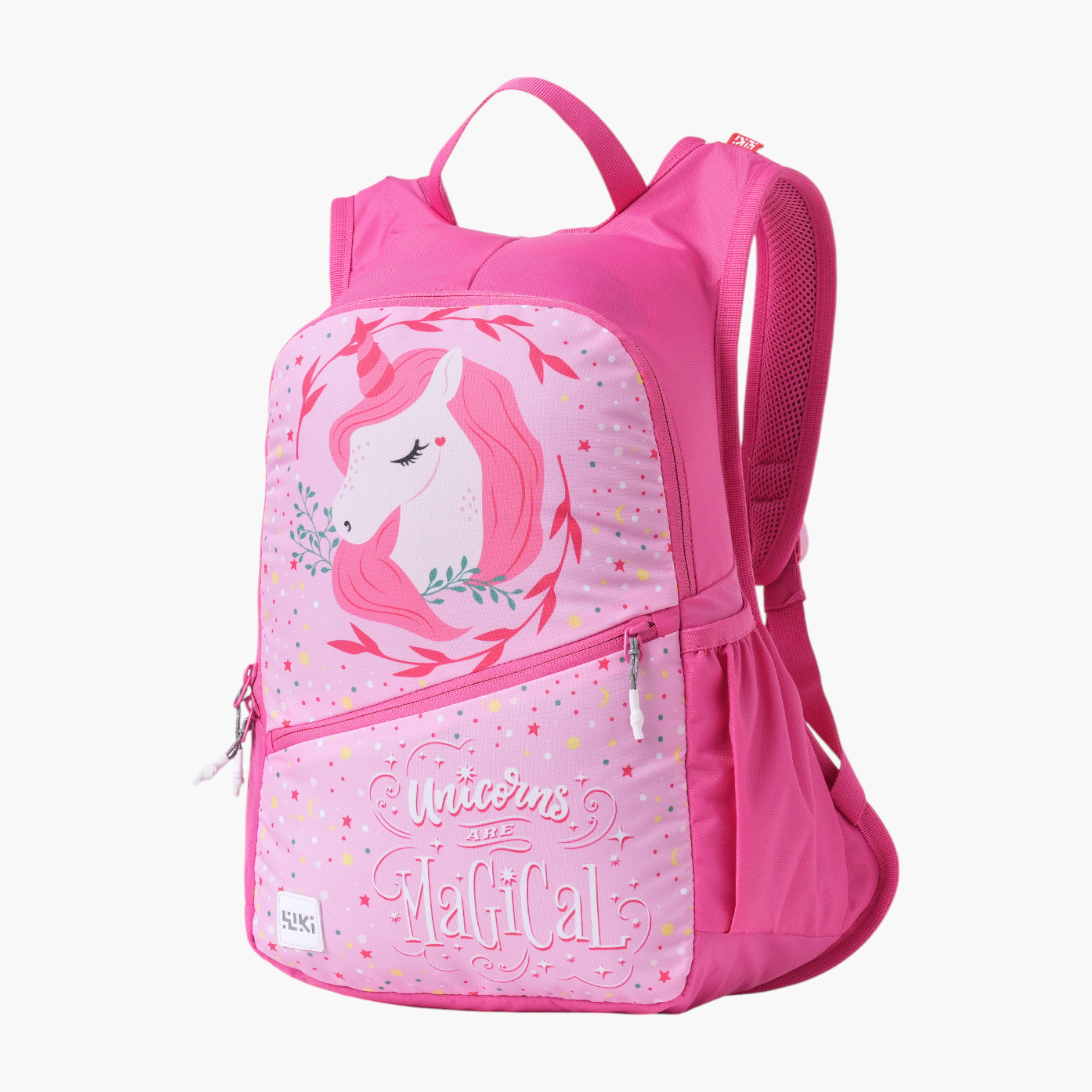 Wildcraft Wiki Unicorn Print Backpack with Adjustable Straps and Zip Closure - 13x13x41 cms-school-bagsandbackpacks-backpacks-image-6