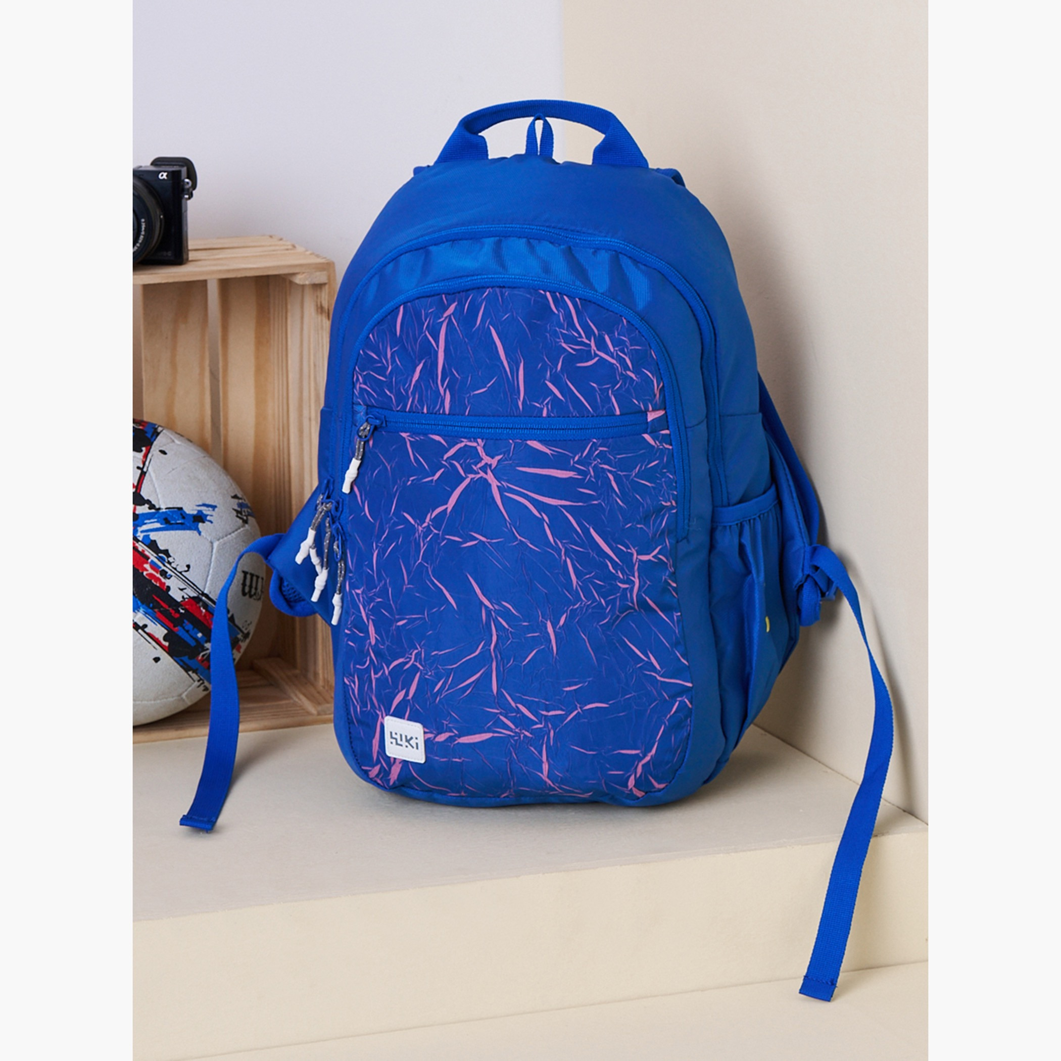 Wildcraft Wiki Printed School Backpack with Coin Pouch - 19x19x41 cms-school-bagsandbackpacks-backpacks-image-12
