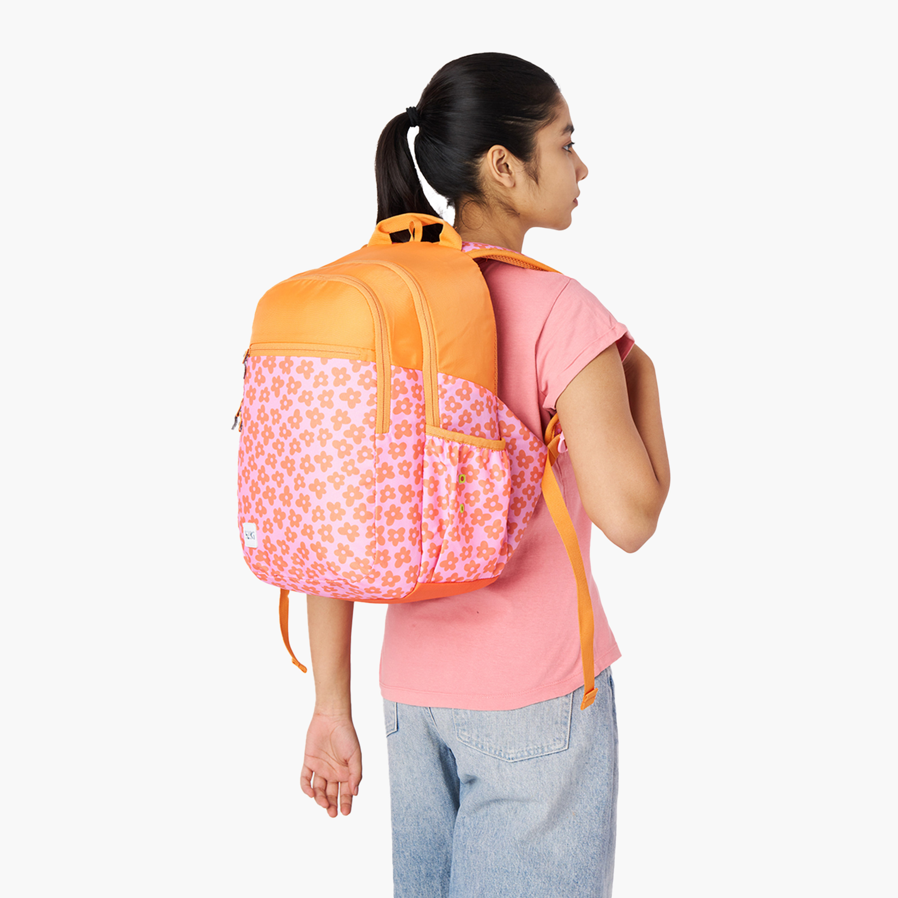 Wildcraft Wiki Printed School Backpack with Coin Pouch - 19x19x41 cms-school-bagsandbackpacks-backpacks-image-4