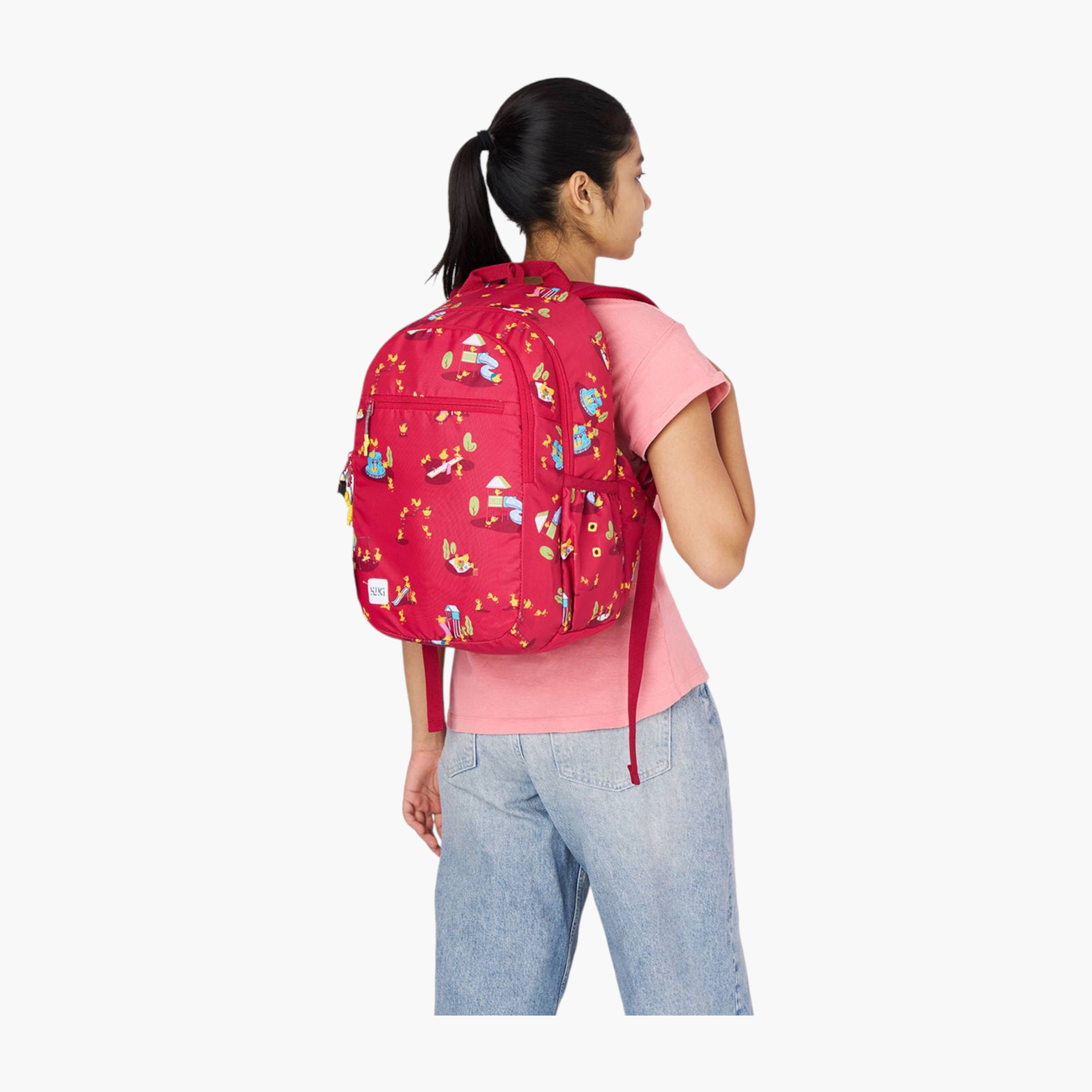 Wildcraft Wiki Printed School Backpack with Coin Pouch - 19x19x41 cms-school-bagsandbackpacks-backpacks-image-4