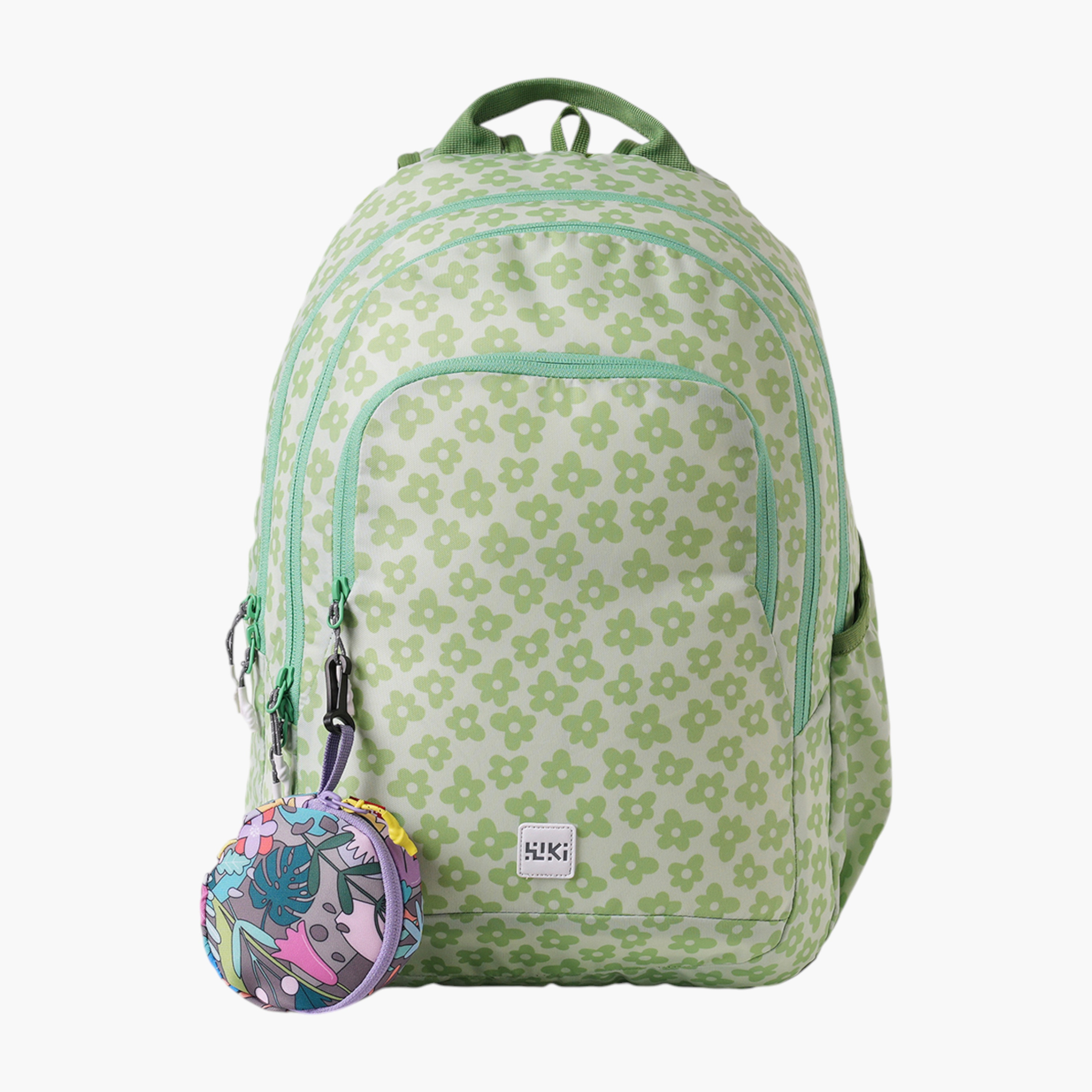 Wildcraft Wiki Floral Print School Backpack with Coin Pouch - 22x22x44 cm-school-bagsandbackpacks-backpacks-image-1