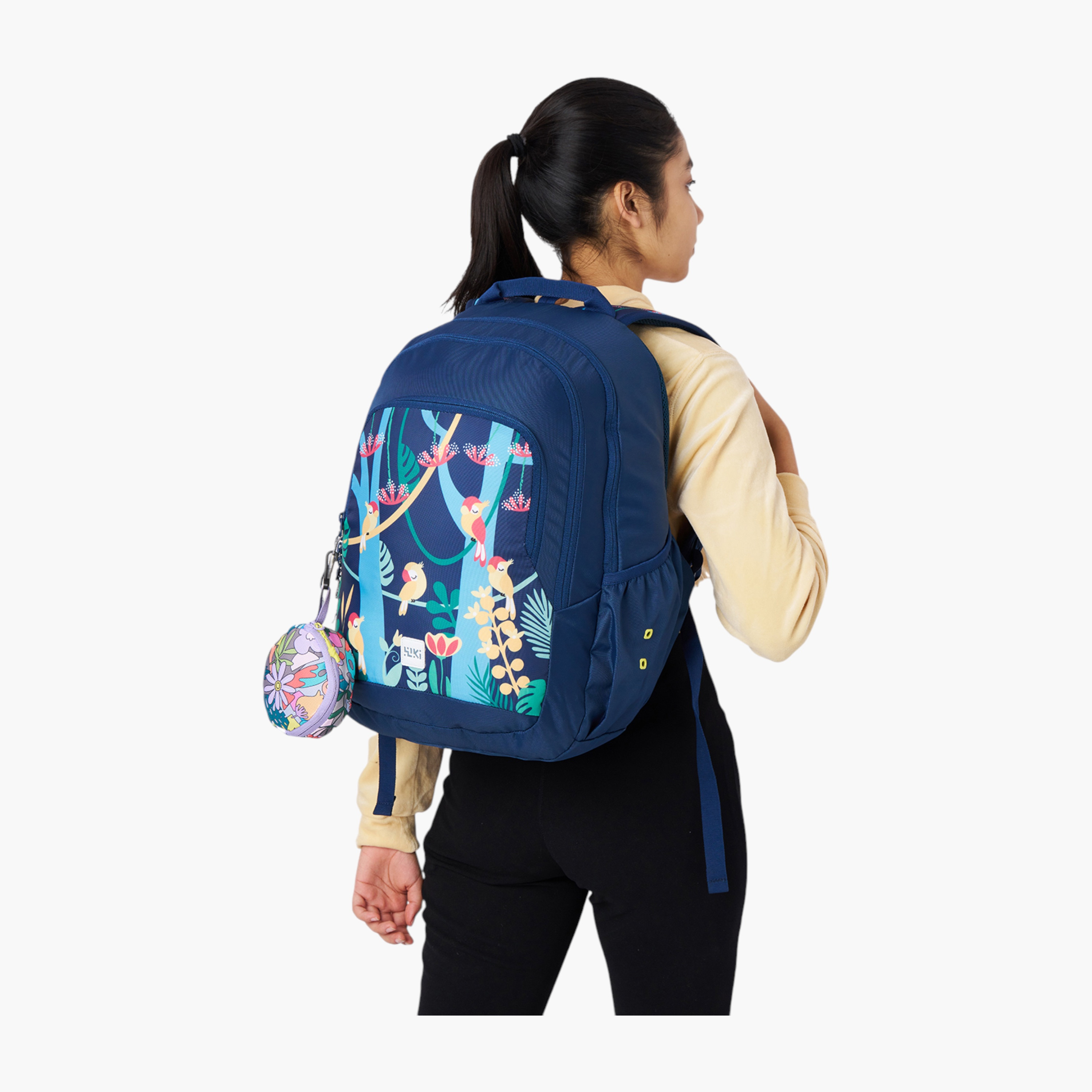 Wildcraft Wiki Tropical Print School Backpack with Coin Pouch - 22x22x44 cms-school-bagsandbackpacks-backpacks-image-6