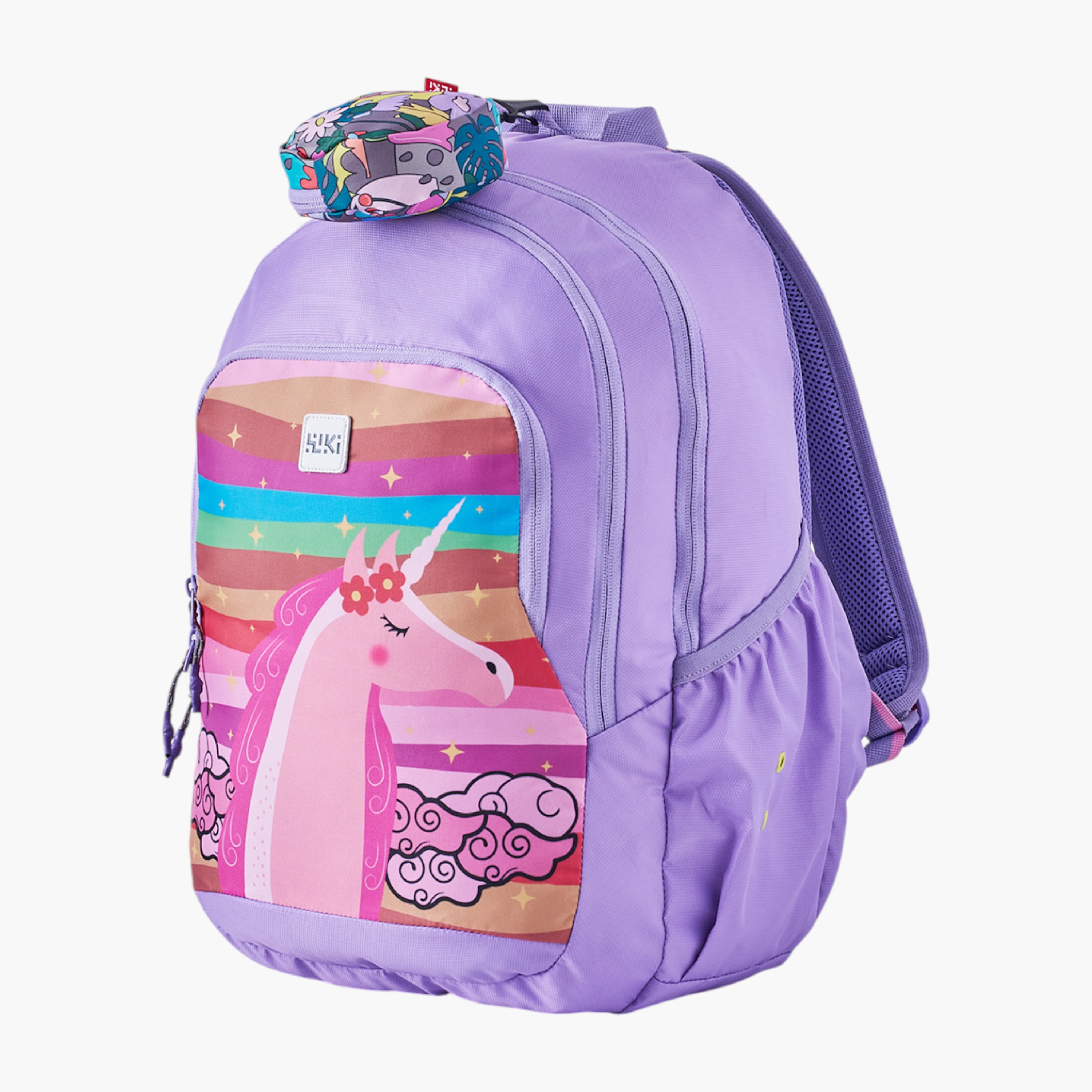 Wildcraft Wiki Unicorn Print Backpack with Adjustable Straps and Zip Closure - 22x22x44 cms-school-bagsandbackpacks-backpacks-image-5