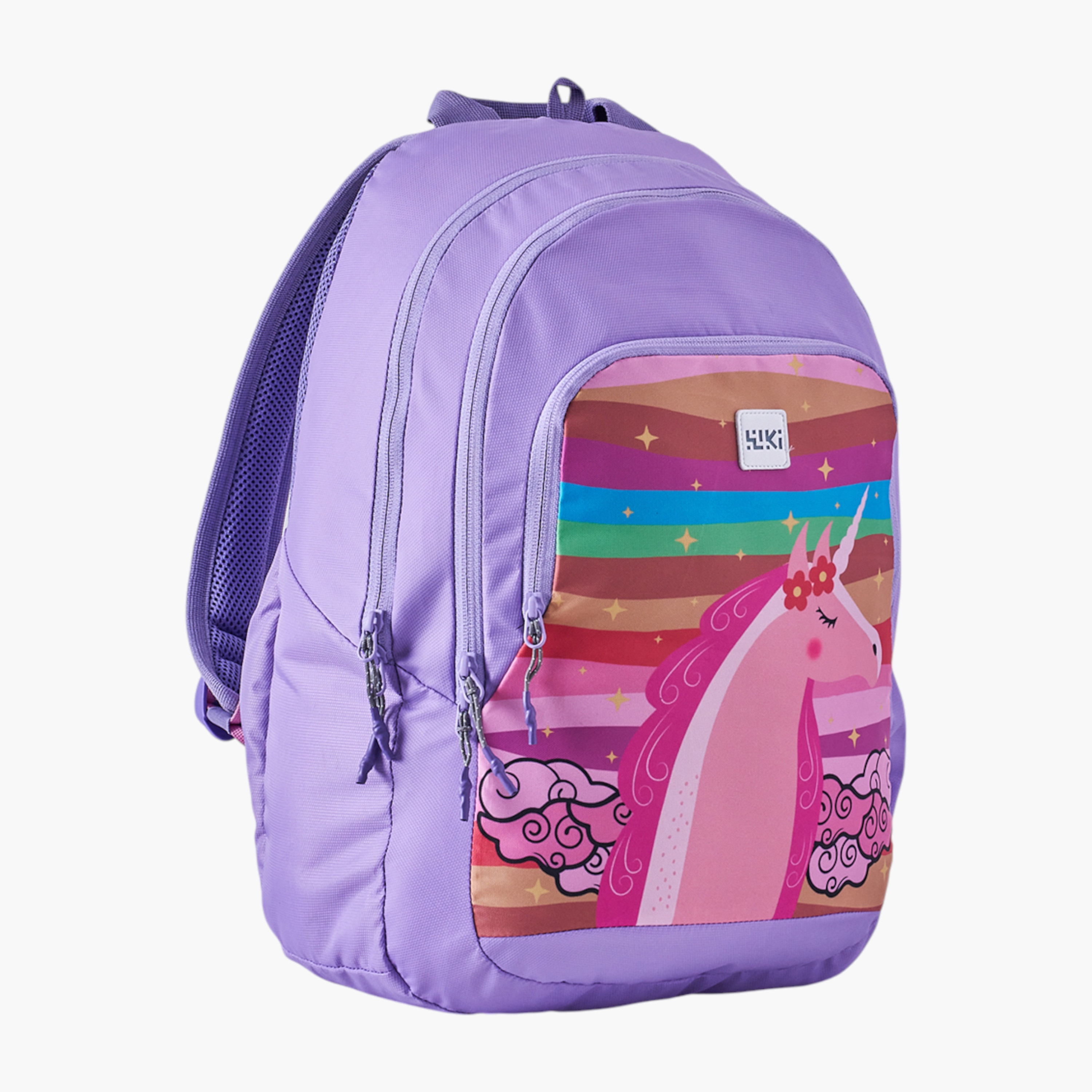 Wildcraft Wiki Unicorn Print Backpack with Adjustable Straps and Zip Closure - 22x22x44 cms-school-bagsandbackpacks-backpacks-image-6