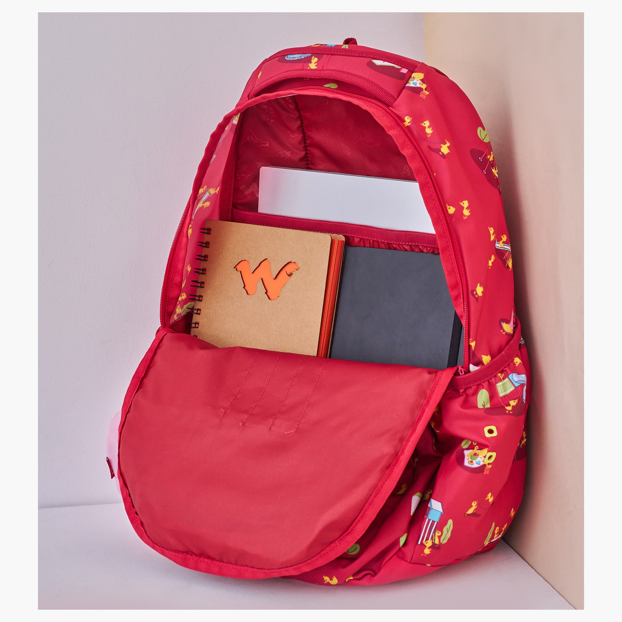 Wildcraft Wiki Printed School Backpack with Coin Pouch - 23x23x44 cms-school-bagsandbackpacks-backpacks-image-11