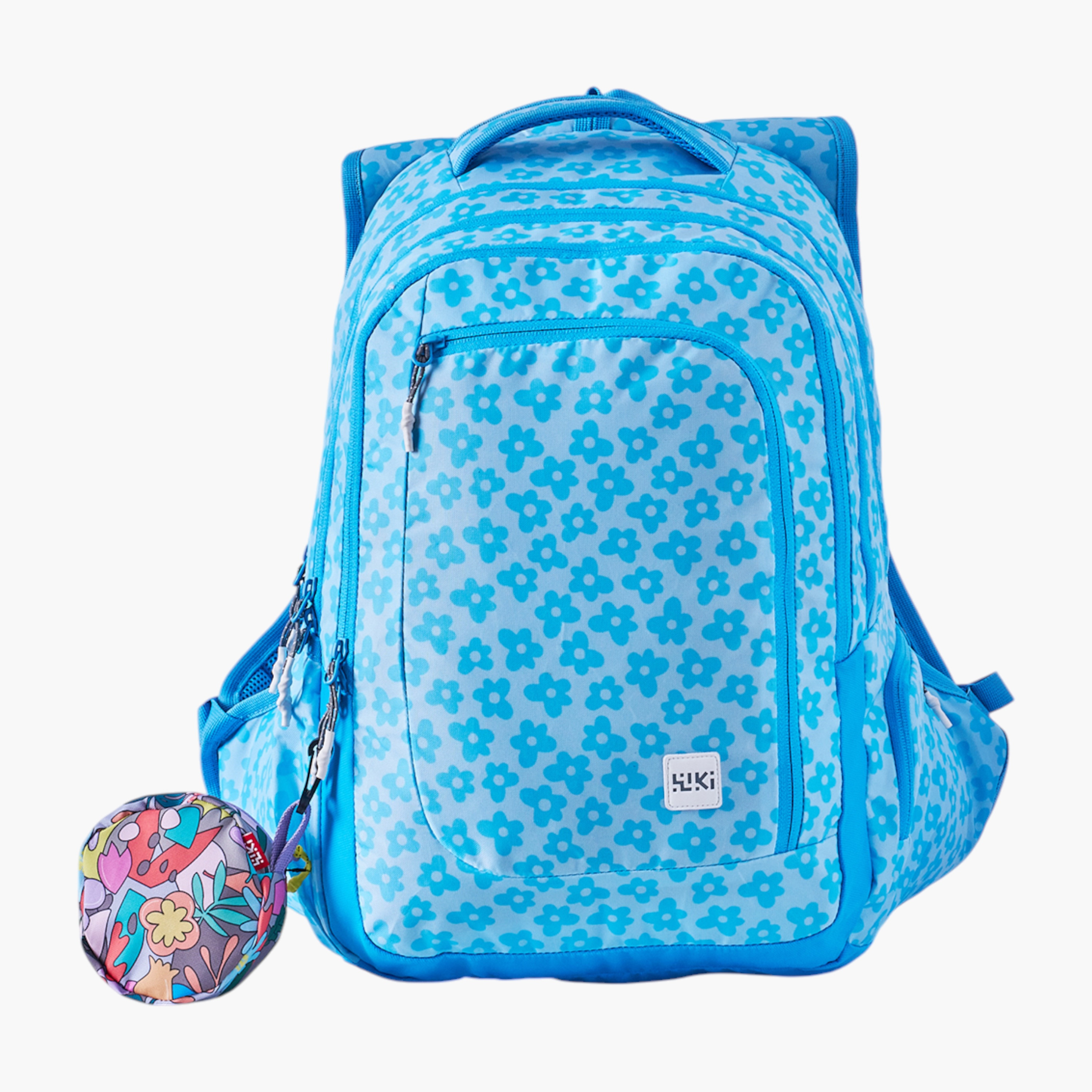 Wildcraft Wiki Floral Print School Backpack with Coin Pouch - 23x23x47 cms-school-bagsandbackpacks-backpacks-image-1