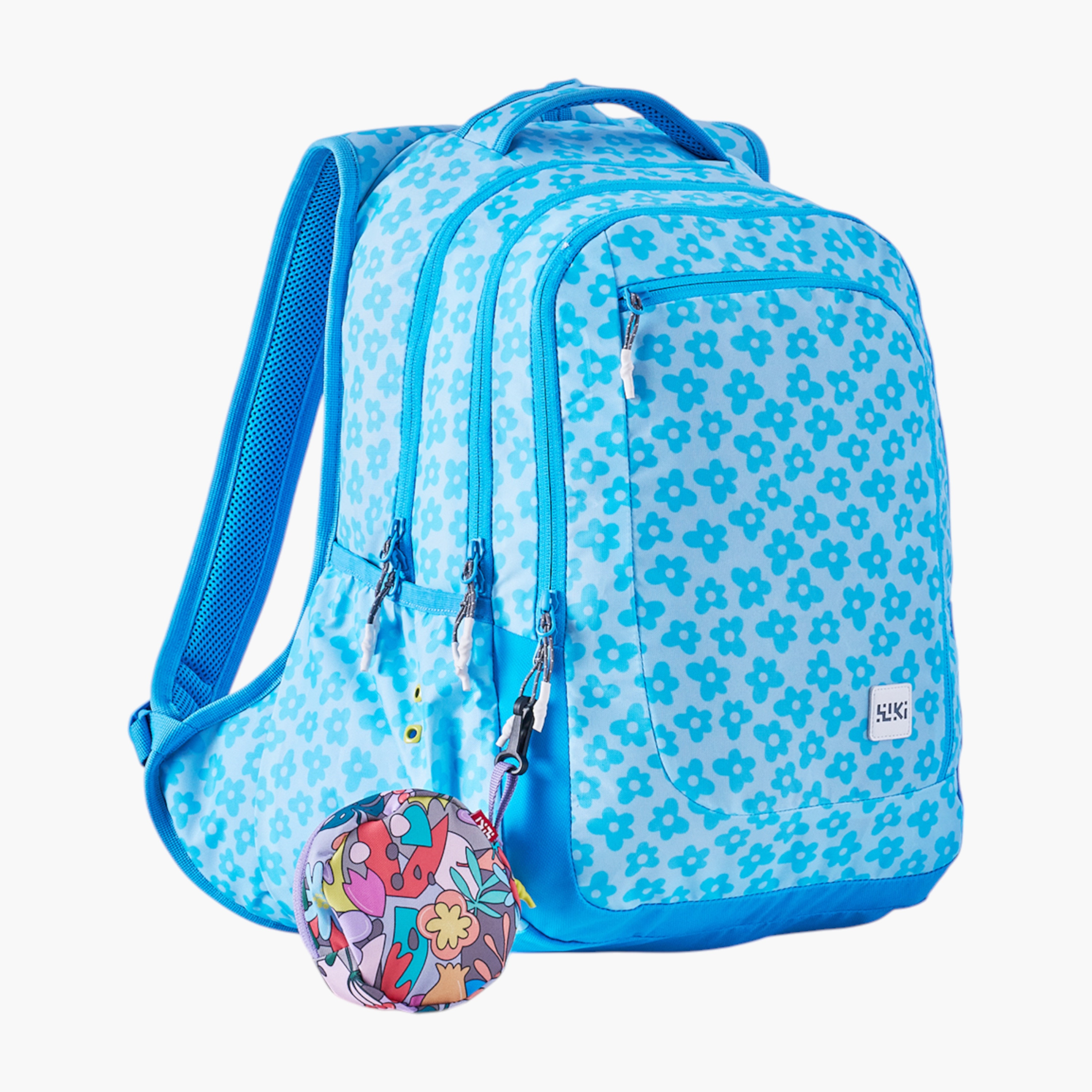 Wildcraft Wiki Floral Print School Backpack with Coin Pouch - 23x23x47 cms-school-bagsandbackpacks-backpacks-image-7