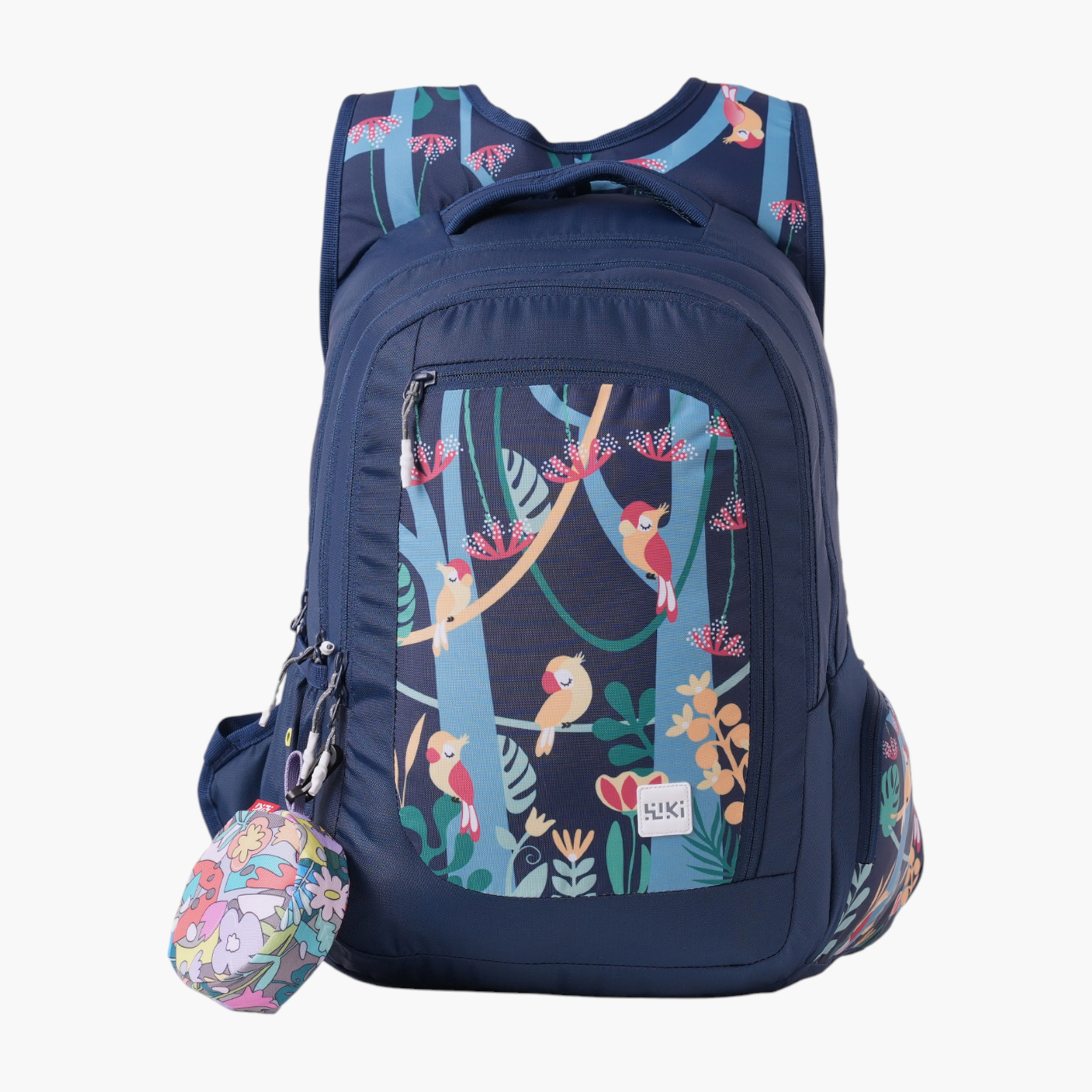 Wildcraft Wiki Tropical Print School Backpack with Coin Pouch - 23x23x47 cms-school-bagsandbackpacks-backpacks-image-1