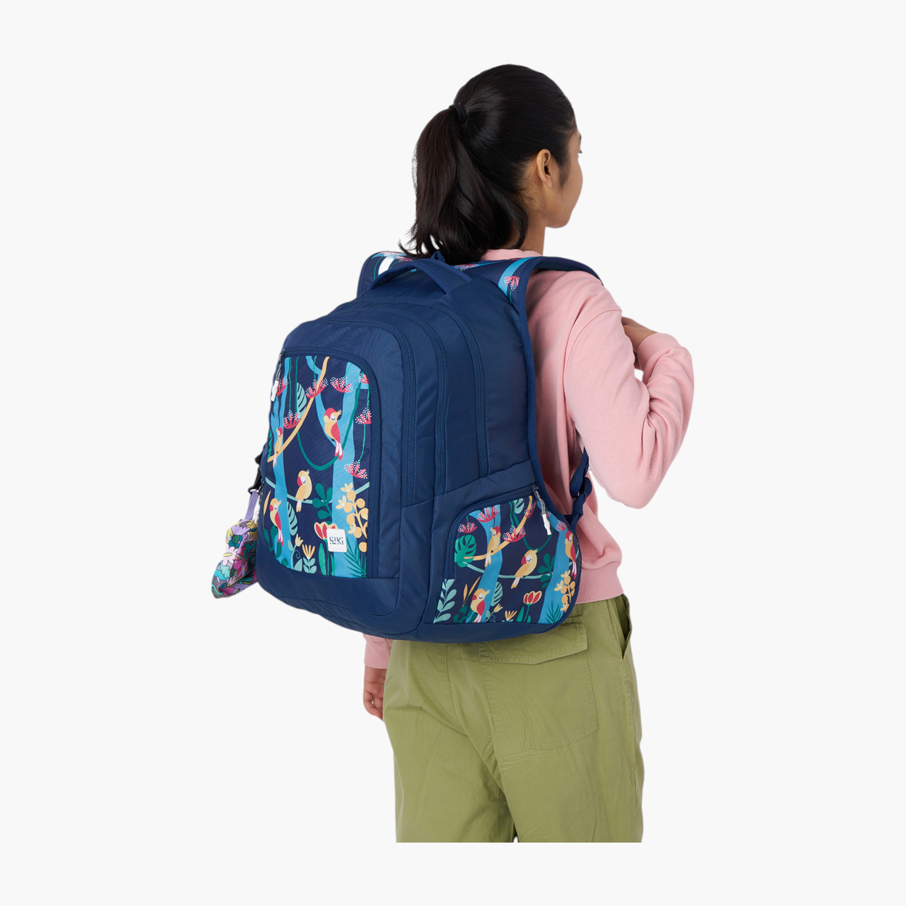 Wildcraft Wiki Tropical Print School Backpack with Coin Pouch - 23x23x47 cms-school-bagsandbackpacks-backpacks-image-6