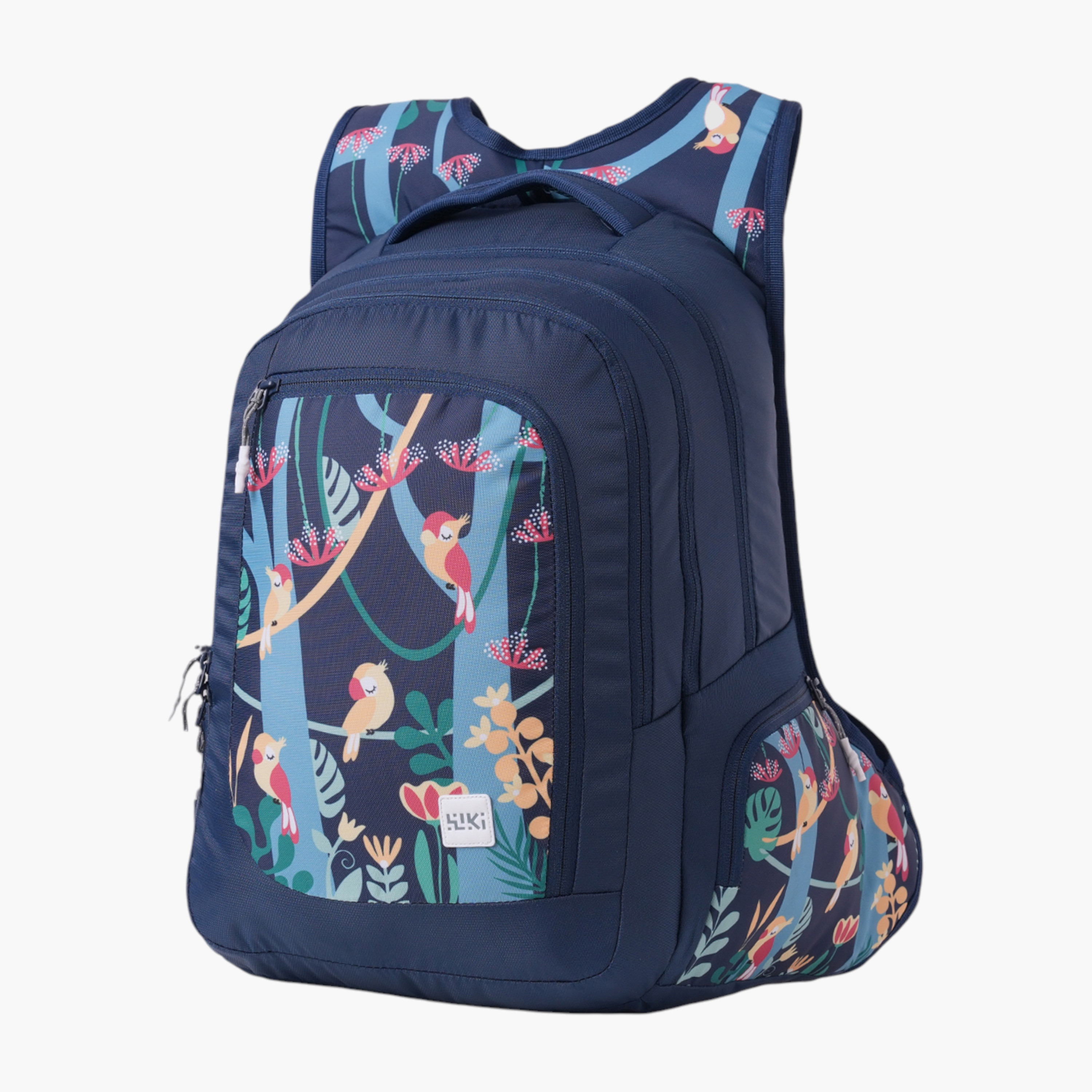 Wildcraft Wiki Tropical Print School Backpack with Coin Pouch - 23x23x47 cms-school-bagsandbackpacks-backpacks-image-9