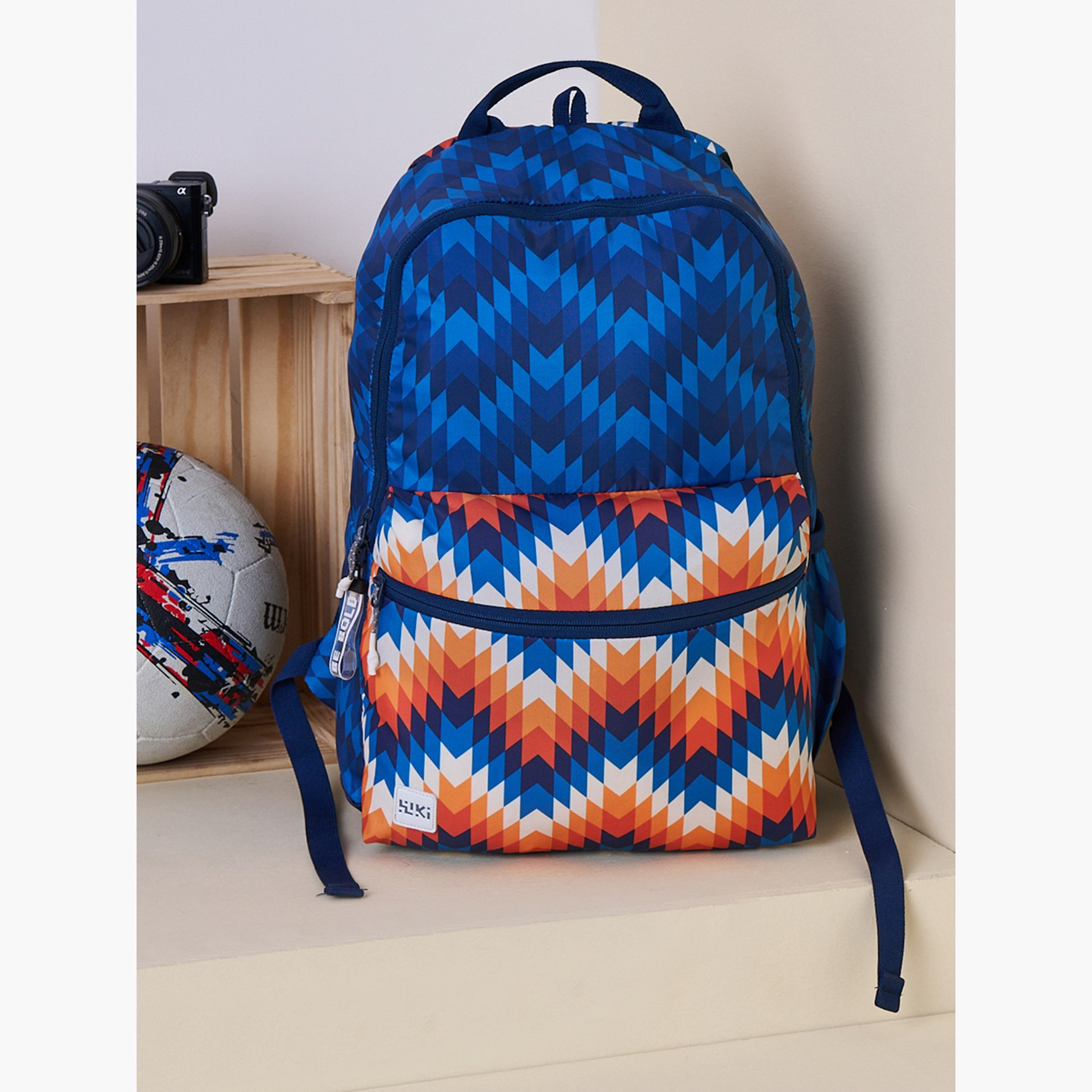 Wildcraft Wiki Printed School Backpack with Adjustable Shoulder Straps - 13x13x46 cms-school-bagsandbackpacks-backpacks-image-11