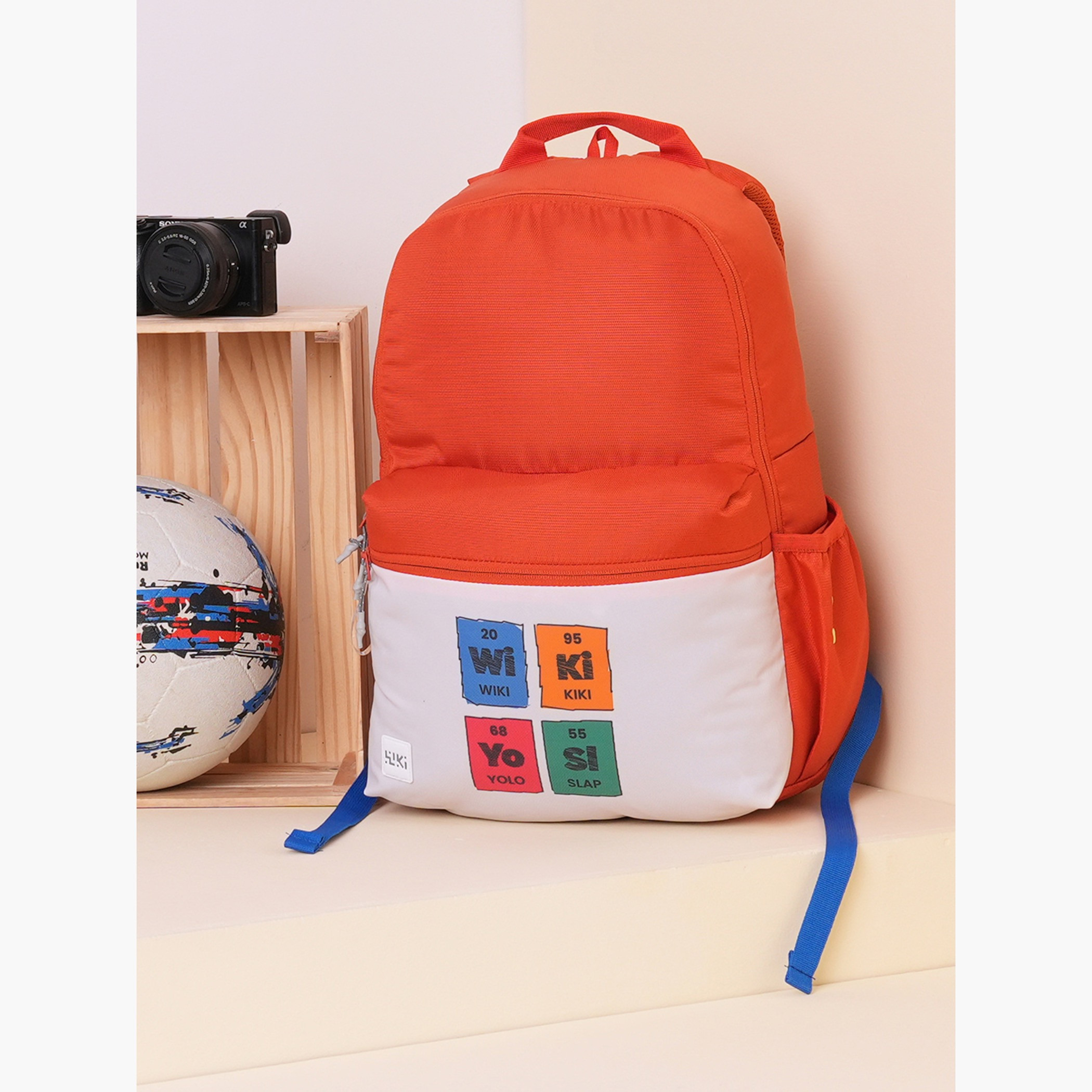 Wildcraft Wiki Colourblock Printed Backpack with Padded Straps - 5x11x18 cms-school-bagsandbackpacks-backpacks-image-11