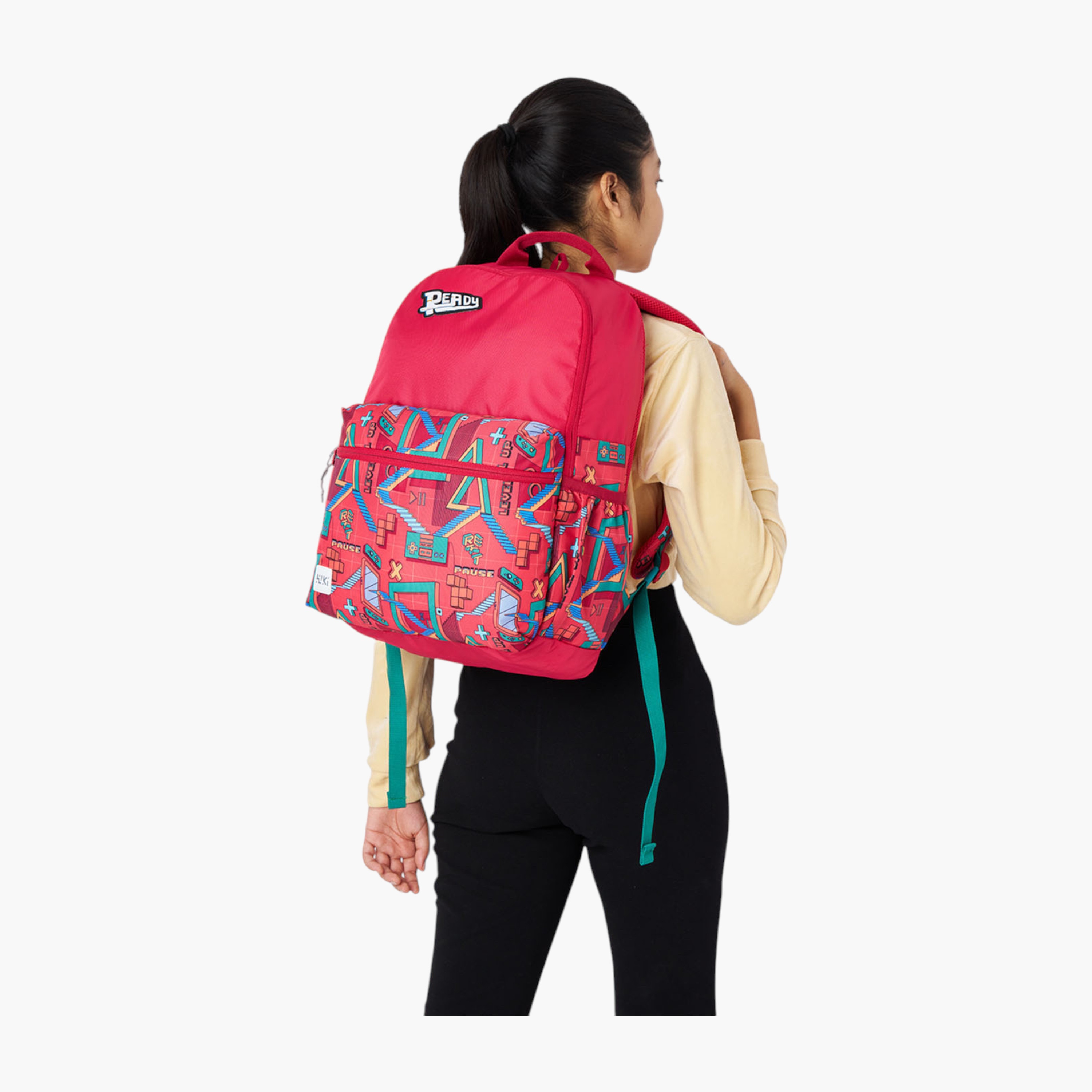 Wildcraft Wiki Printed Backpack with Padded Straps - 13x13x46 cms-school-bagsandbackpacks-backpacks-image-5