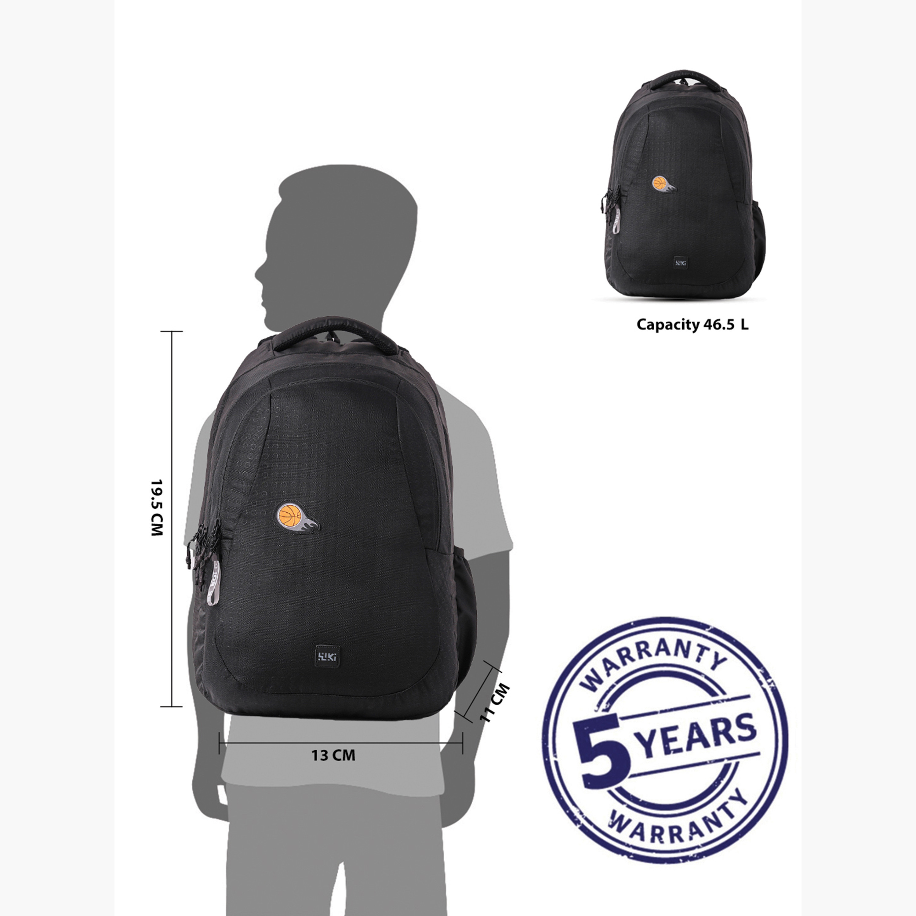 Wildcraft Wiki Printed School Backpack with Adjustable Shoulder Straps - 28x28x50 cms-school-bagsandbackpacks-backpacks-image-14