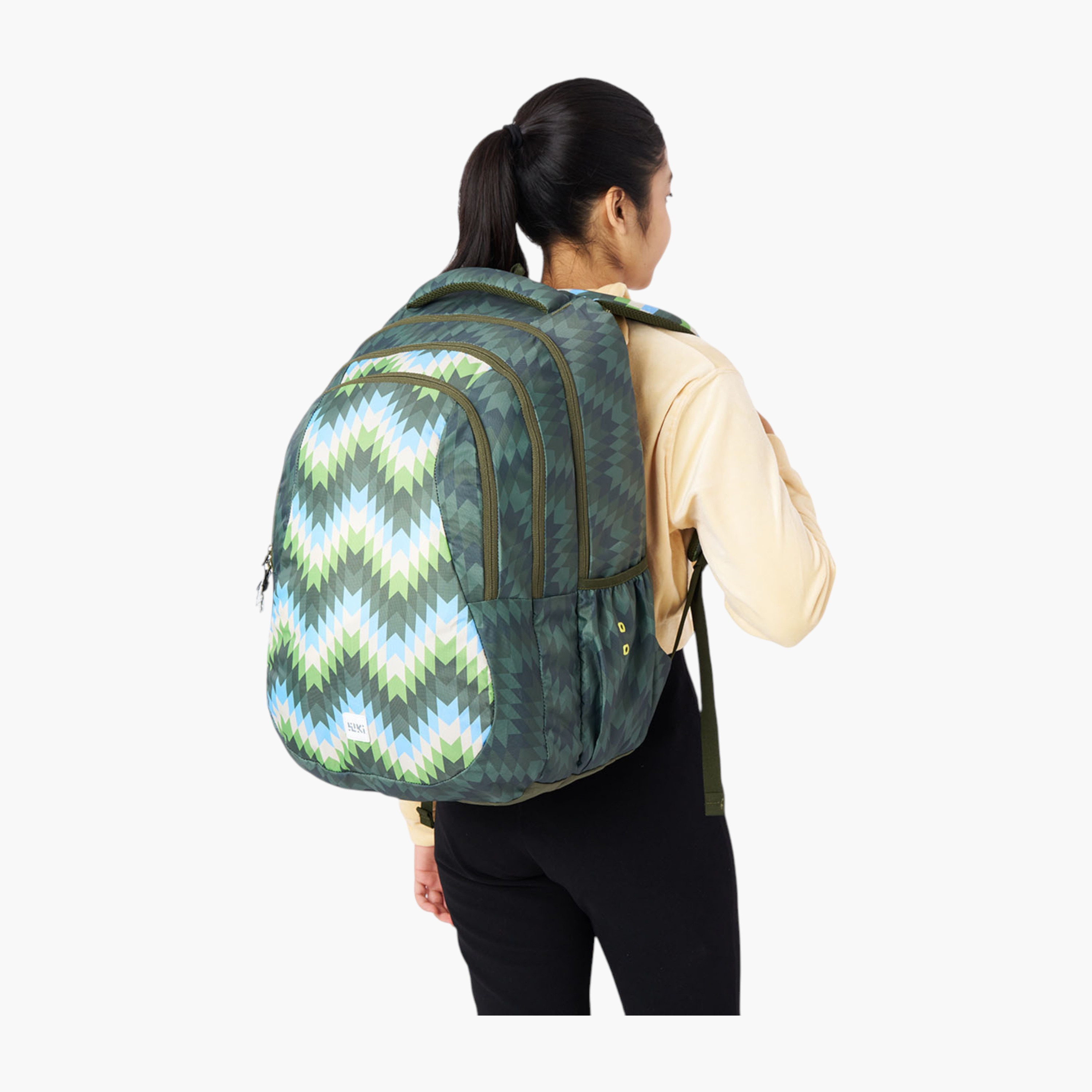 Wildcraft Wiki Printed Backpack with Adjustable Straps and Zip Closure -  28x28x50 cms-school-bagsandbackpacks-backpacks-image-3