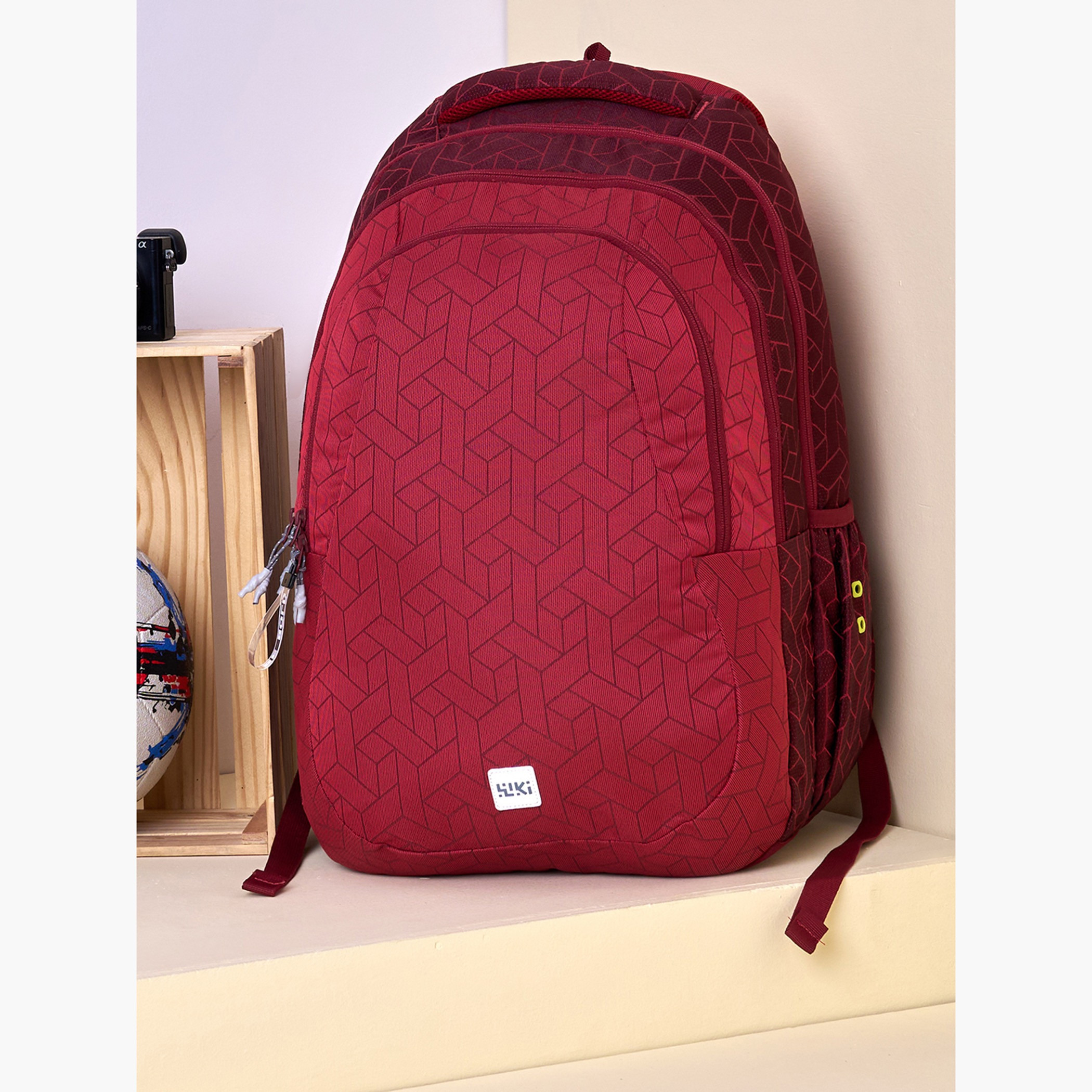 Wildcraft Wiki Printed School Backpack with Adjustable Shoulder Straps - 28x28x50 cms-school-bagsandbackpacks-backpacks-image-11