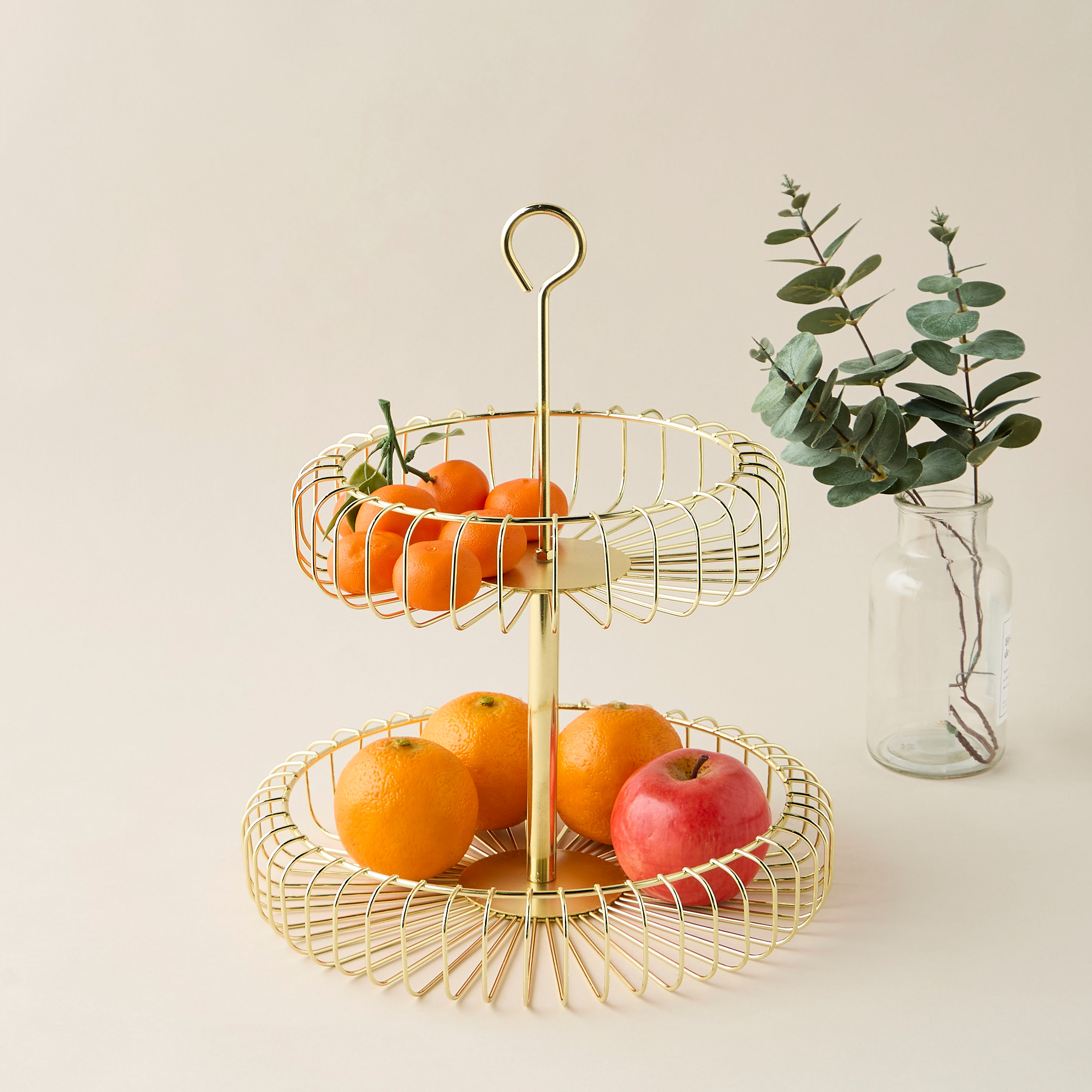Metal 2-Tier Fruit Basket-household-storage-storagesolutions-storageboxesandbaskets-image-2