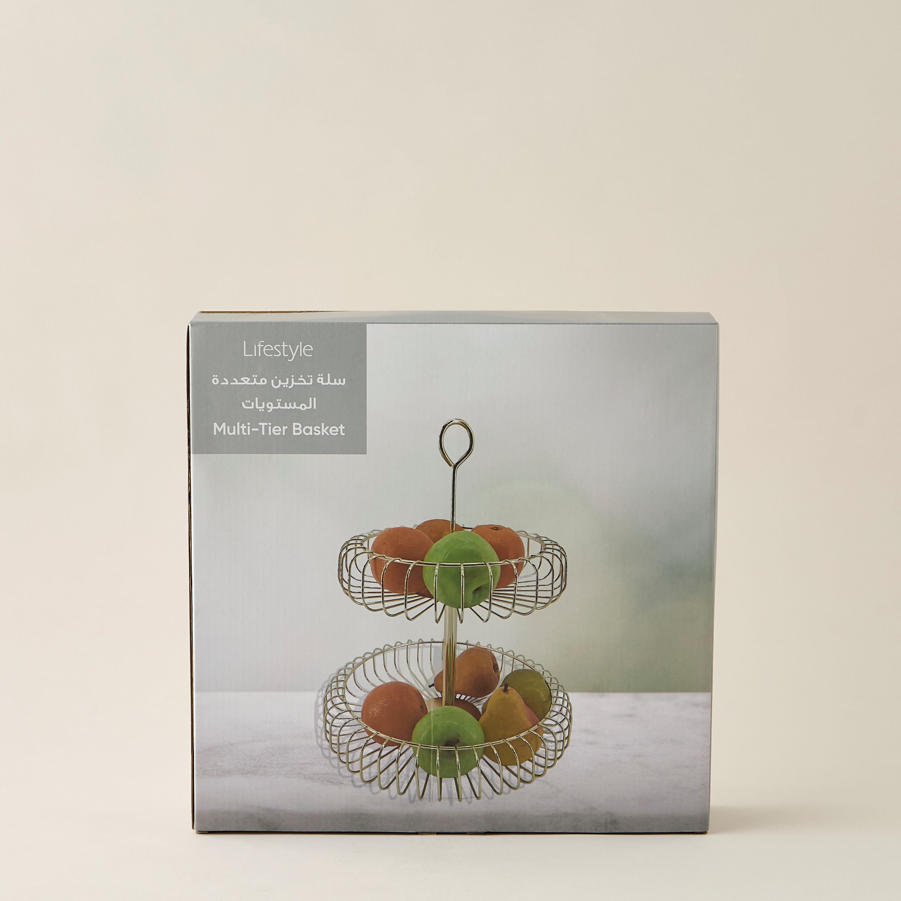 Metal 2-Tier Fruit Basket-household-storage-storagesolutions-storageboxesandbaskets-image-5