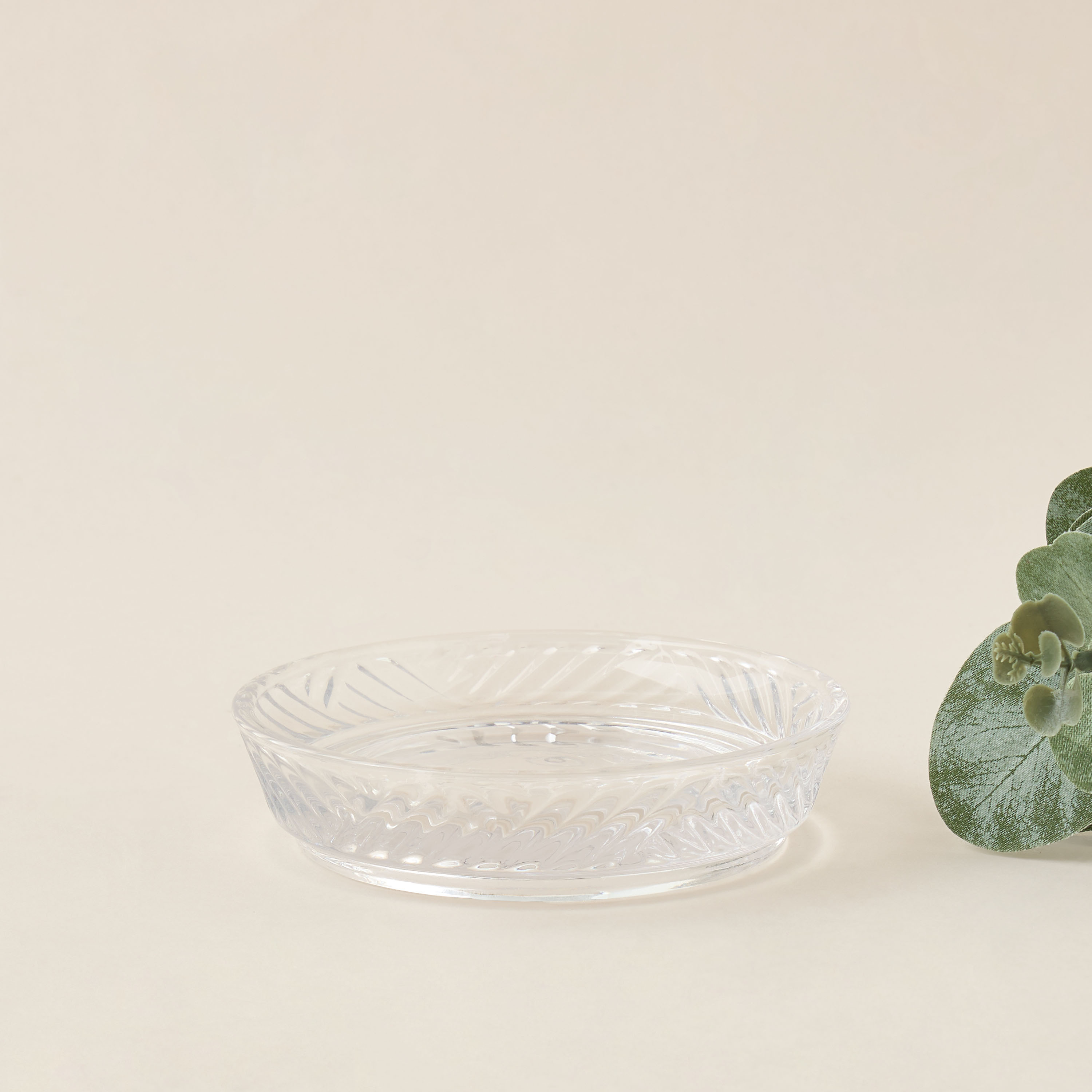 Textured 3-Piece Glass Bathroom Accessory Set-household-bathandlaundry-bathaccessories-soapdishesanddispensers-image-4