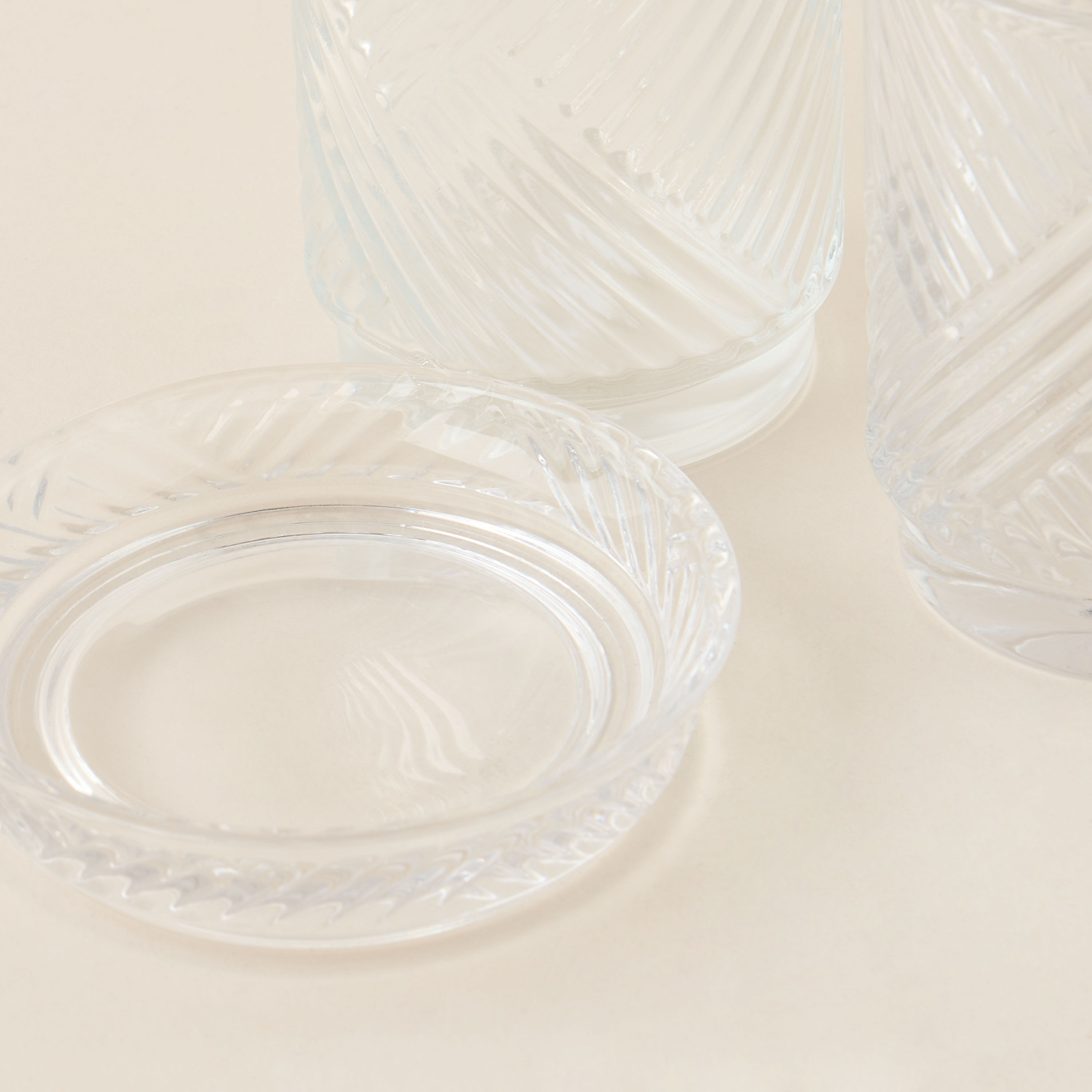 Textured 3-Piece Glass Bathroom Accessory Set-household-bathandlaundry-bathaccessories-soapdishesanddispensers-image-6