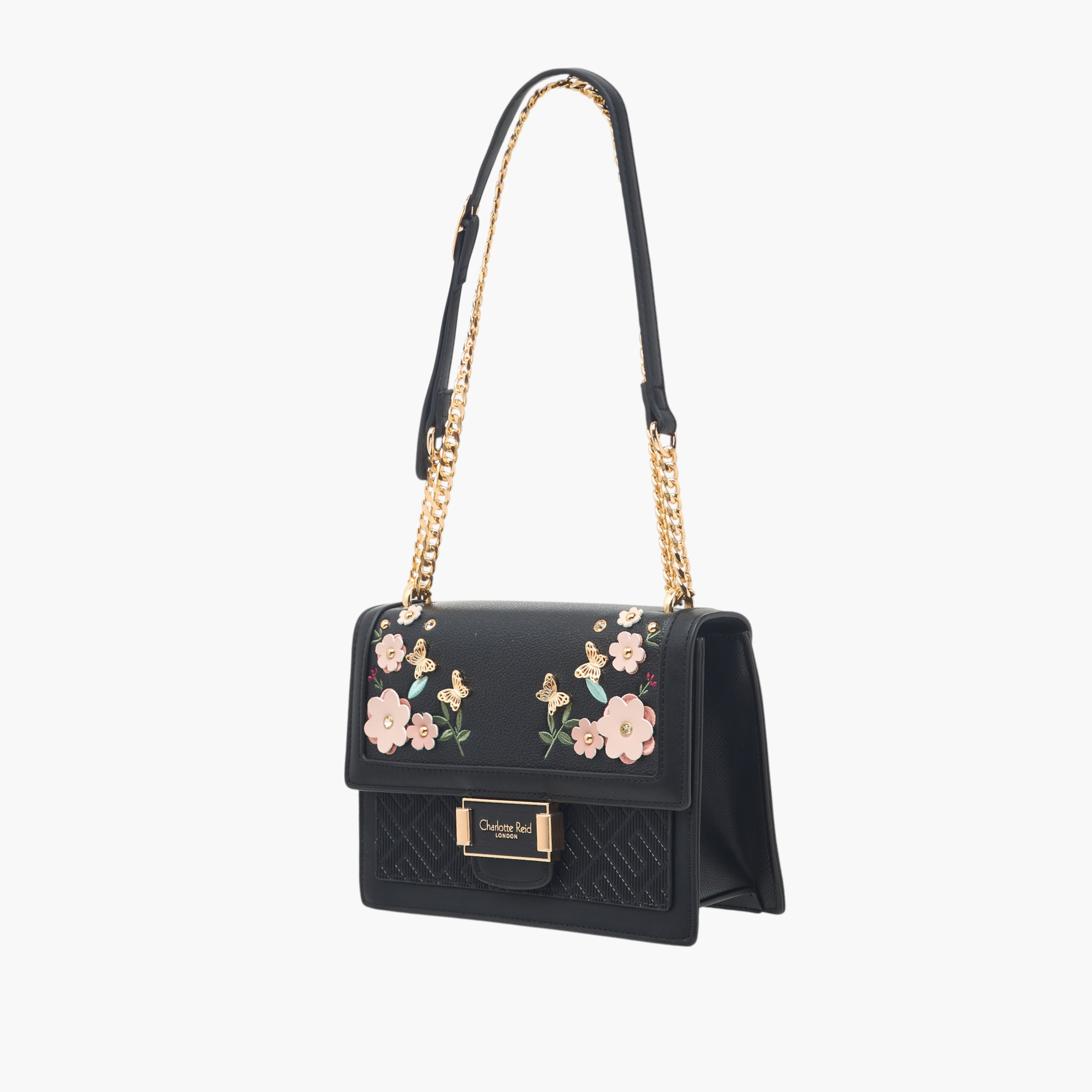 Charlotte Reid Embellished Crossbody Bag with Chain Strap-women-bagsandwallets-handbags-image-4