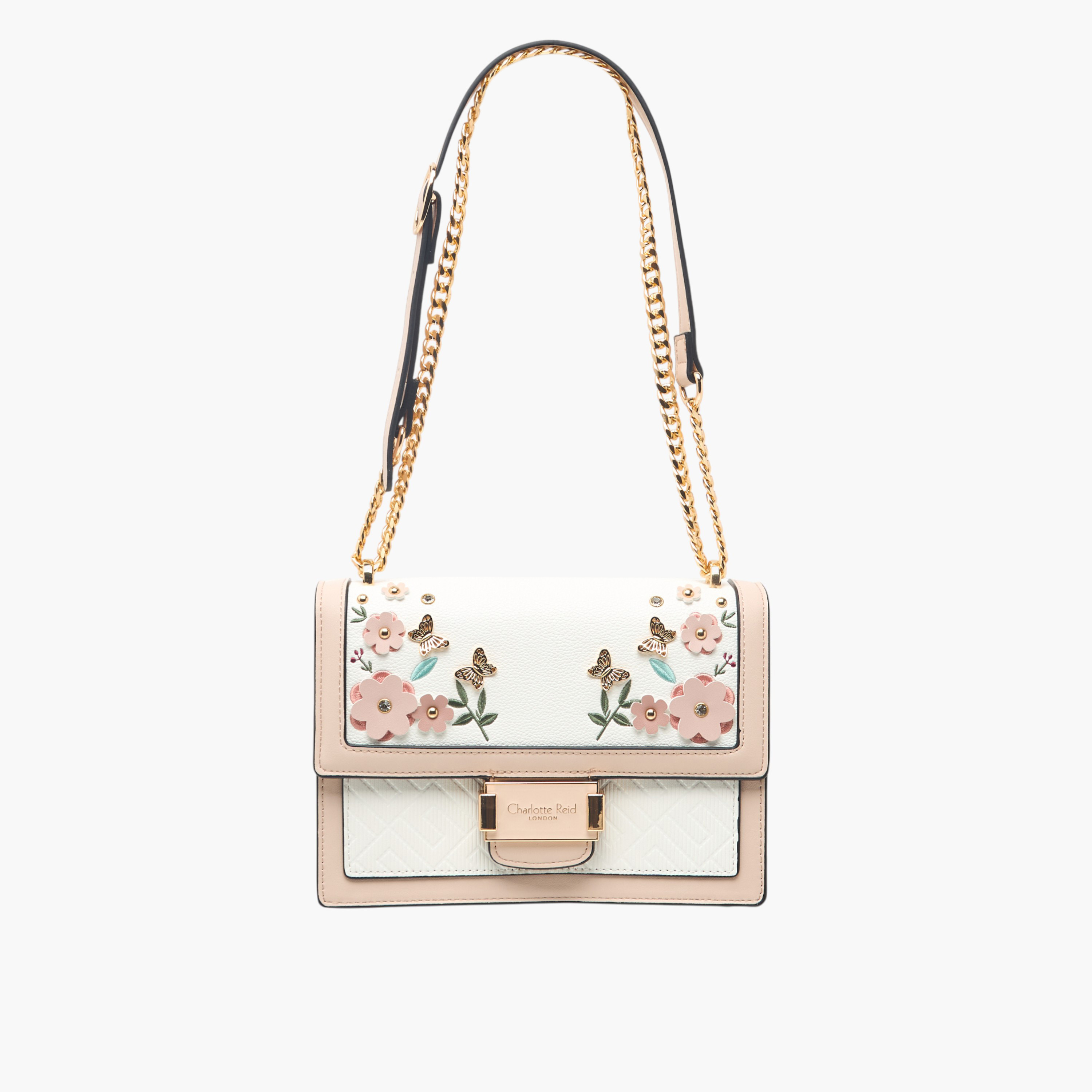 Charlotte Reid Embellished Crossbody Bag with Chain Strap-women-bagsandwallets-handbags-image-1