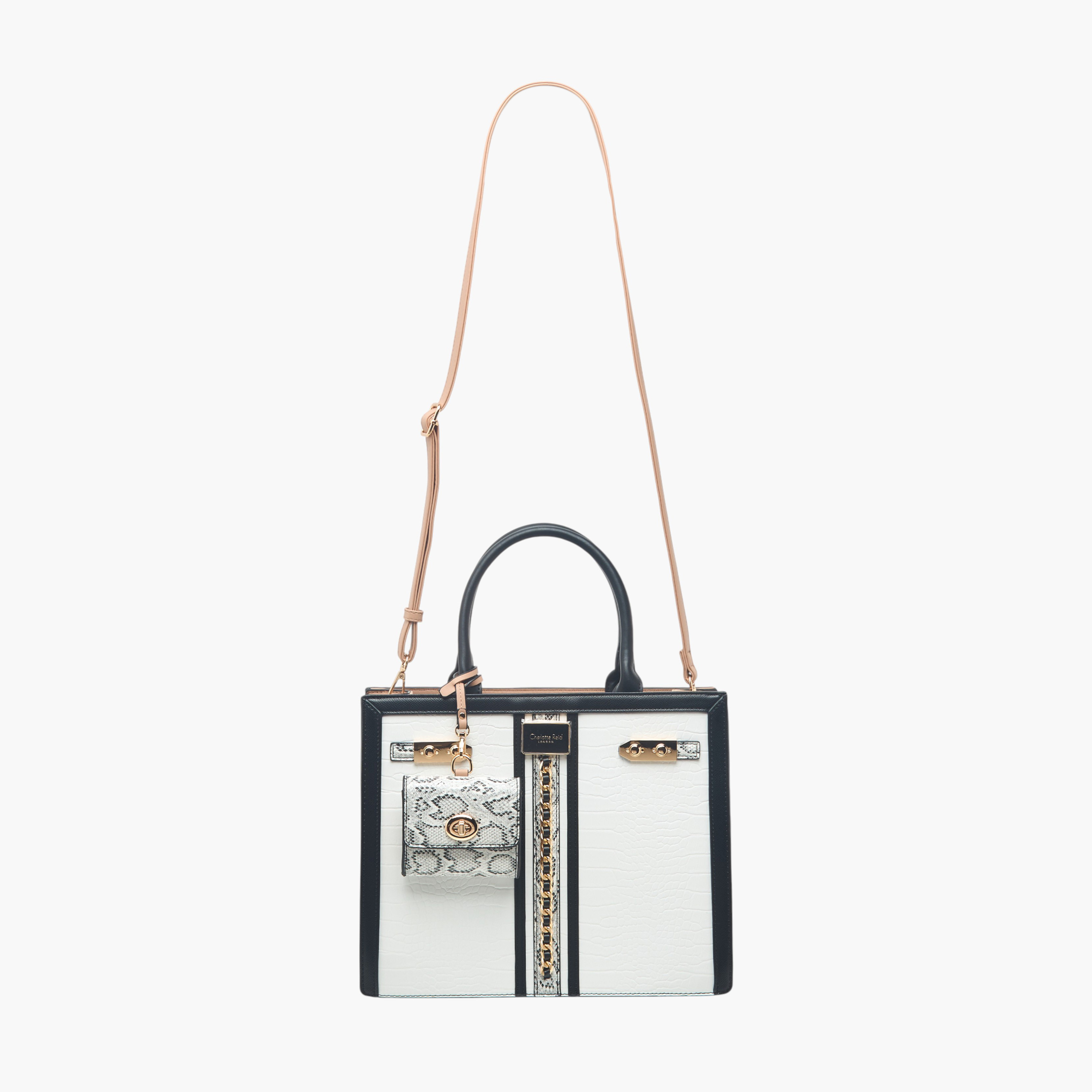 Charlotte Reid Panelled Tote Bag with Bag Charm-women-bagsandwallets-handbags-image-3