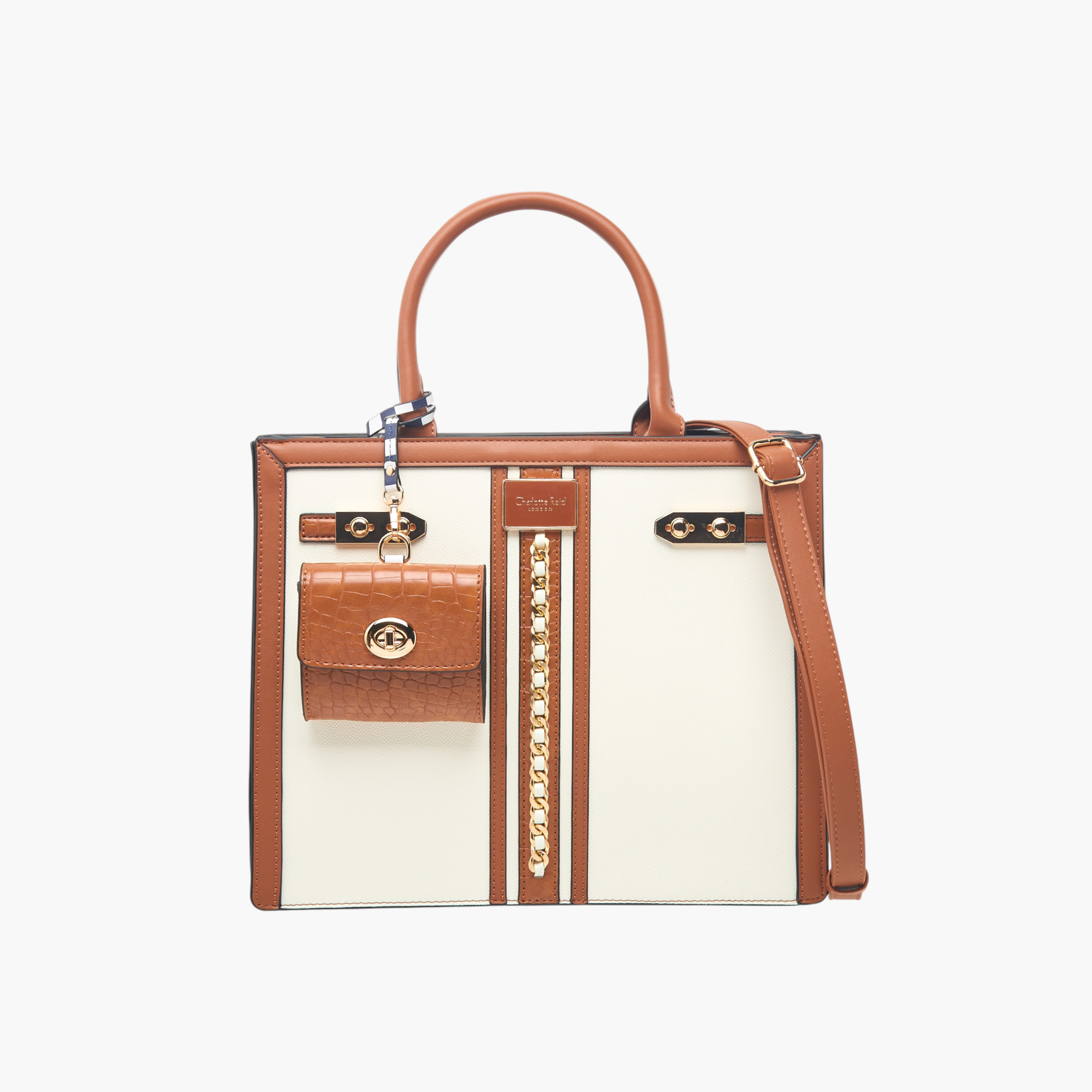 Charlotte Reid Panelled Tote Bag with Pouch-women-bagsandwallets-handbags-image-1