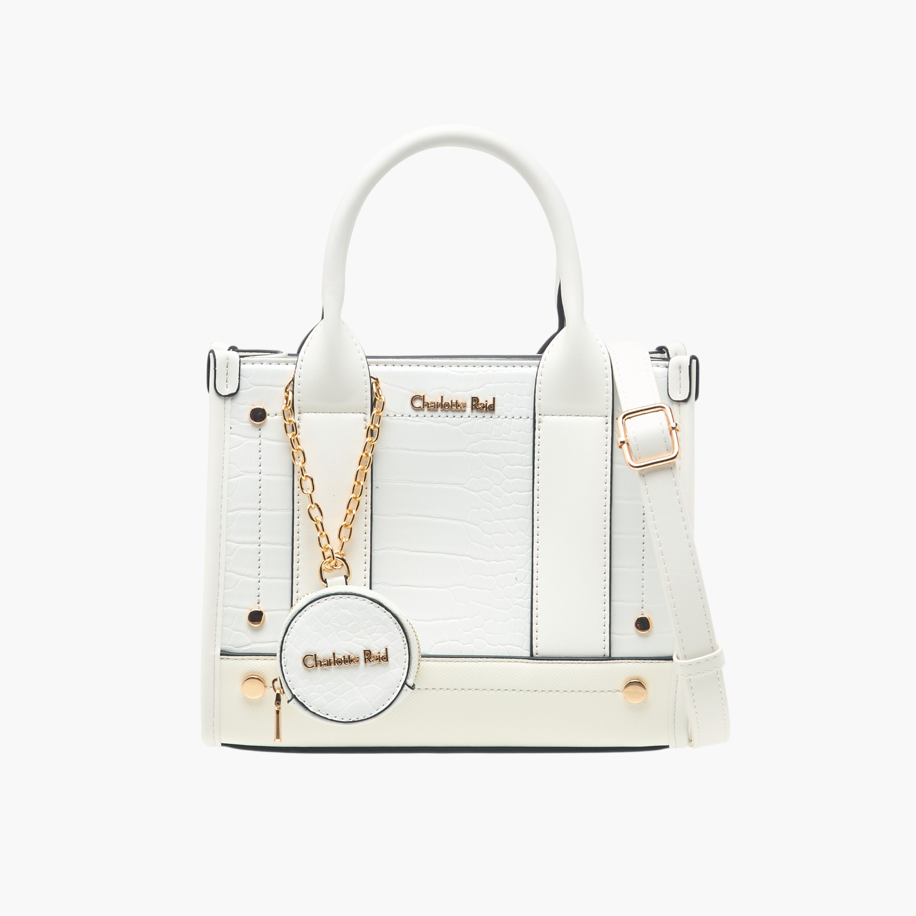 Charlotte Reid Textured Tote Bag with Pouch-women-bagsandwallets-handbags-image-1