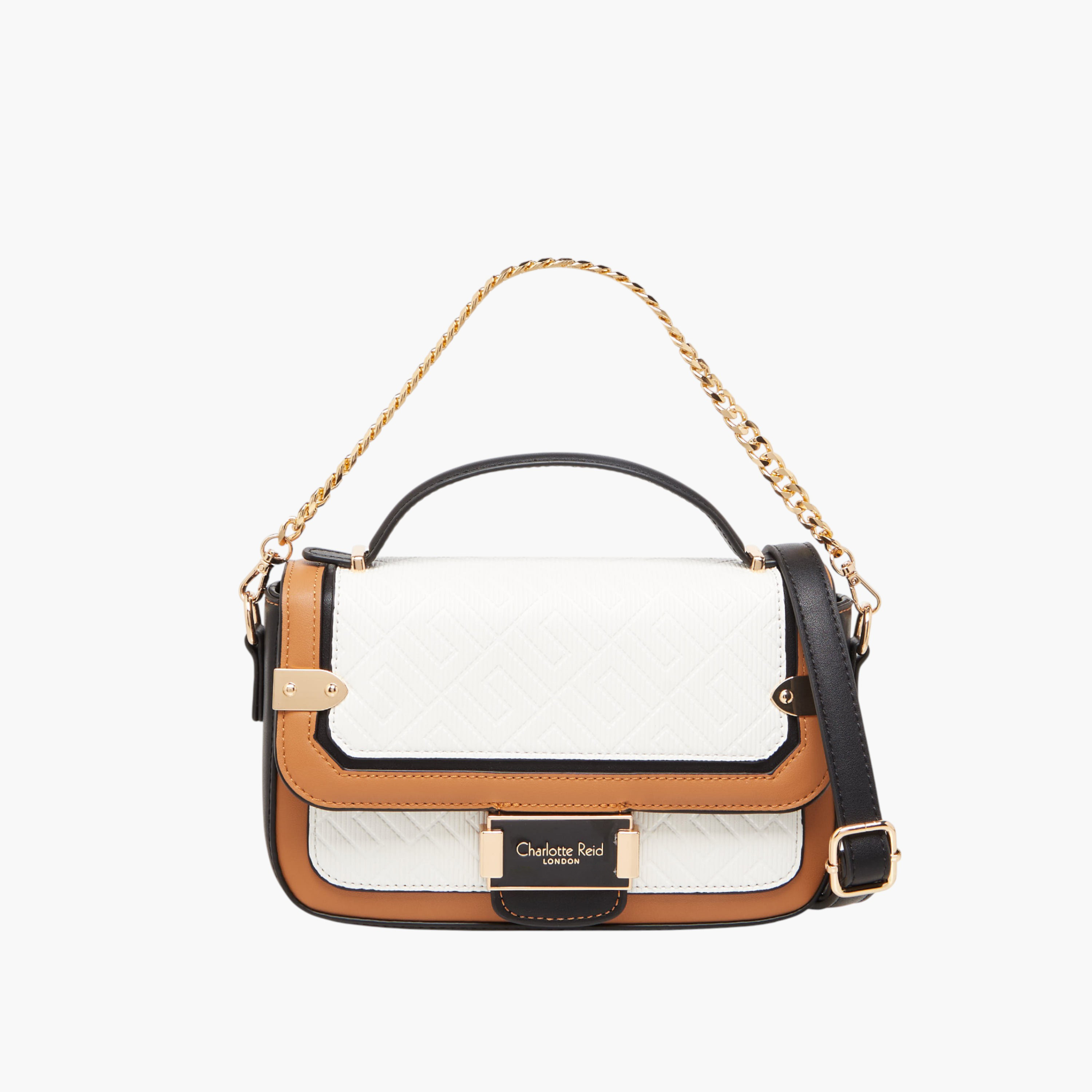 Charlotte Reid Panelled Crossbody Bag with Detachable Strap-women-bagsandwallets-handbags-image-1