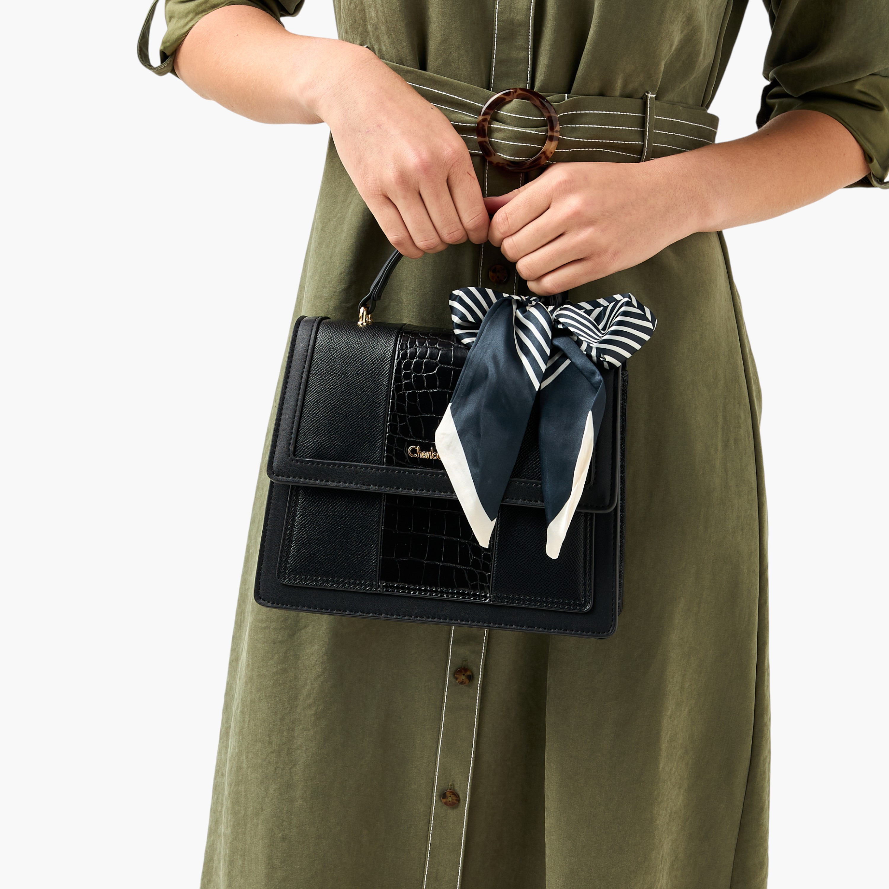 شنطة كروس بودي بتفاصيل وشاح وحزام قابل للتعديل من شارلوت ريد-women-bagsandwallets-handbags-image-2