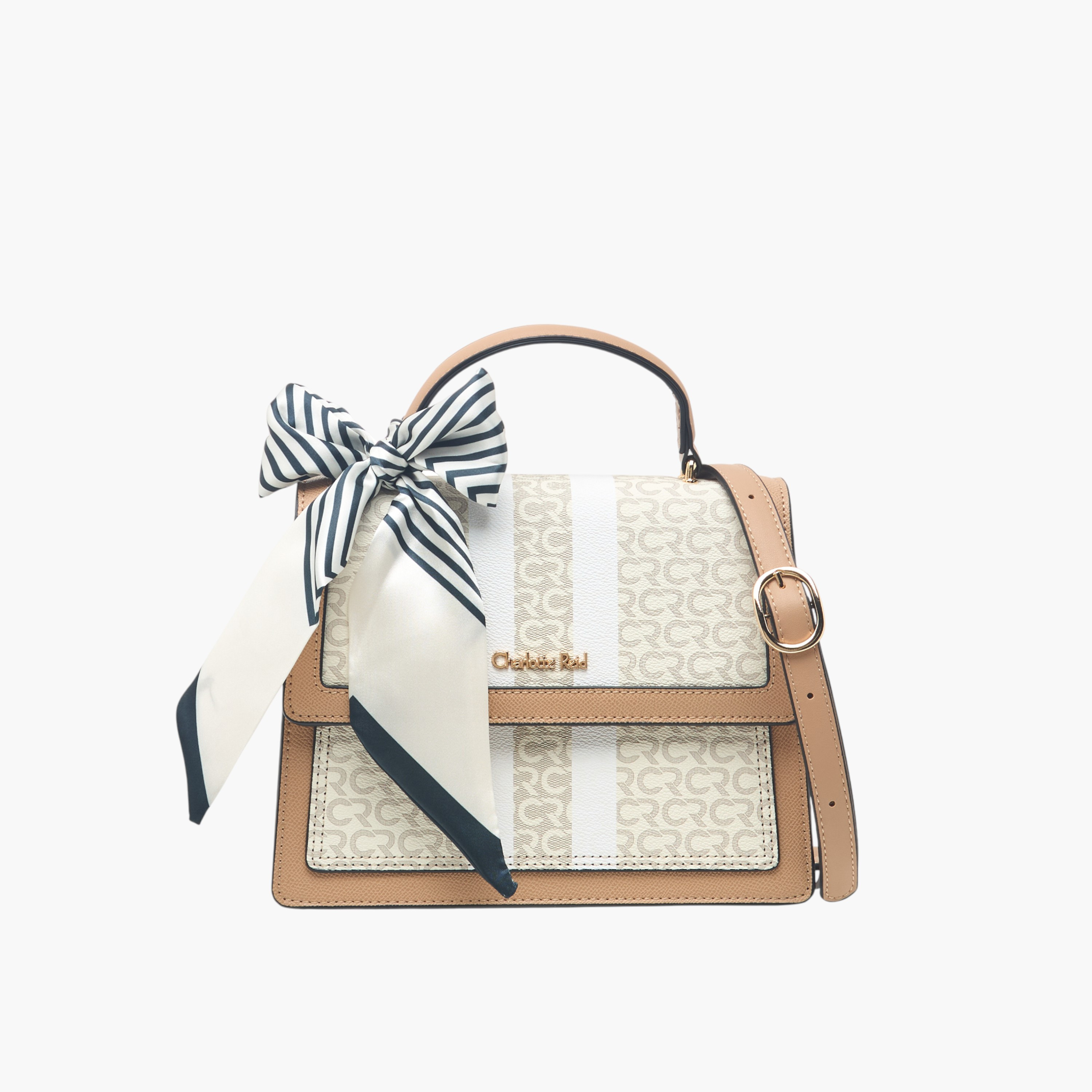 Charlotte Reid Monogram Print Crossbody Bag with Adjustable Strap-women-bagsandwallets-handbags-image-1