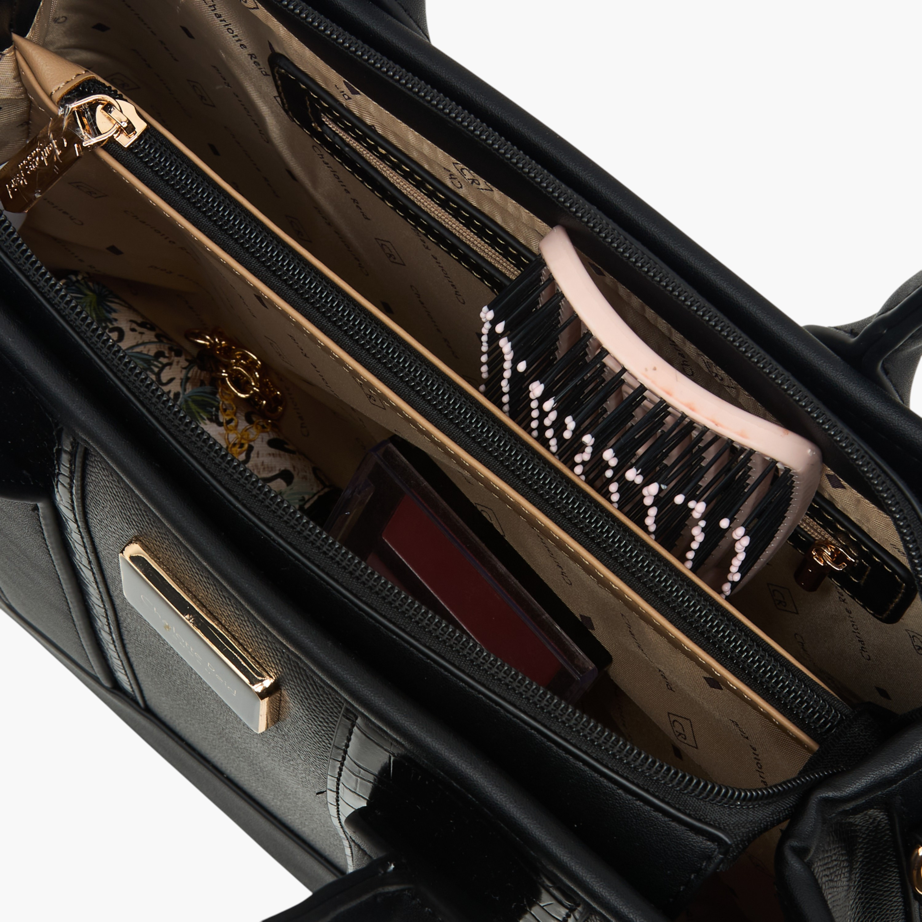 شنطة توتي بارزة الملمس مع حزام قابل للتعديل من شارلوت ريد-women-bagsandwallets-handbags-image-11