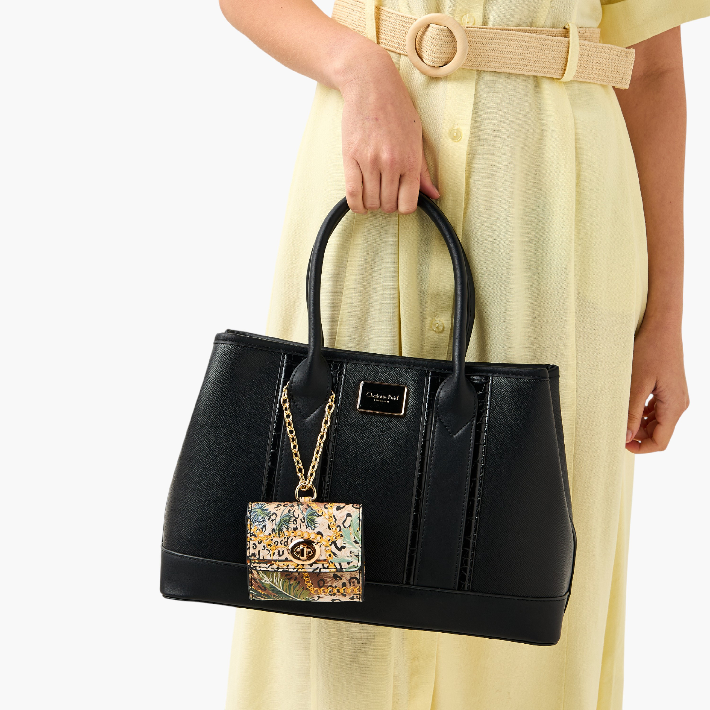 شنطة توتي بارزة الملمس مع حزام قابل للتعديل من شارلوت ريد-women-bagsandwallets-handbags-image-2