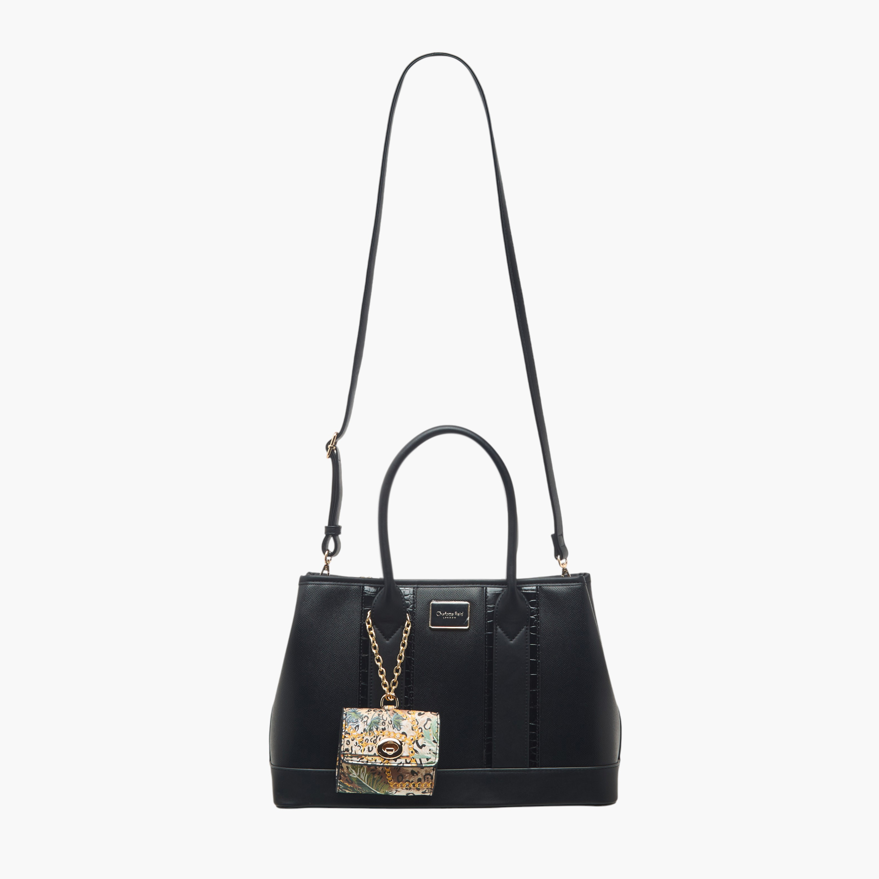شنطة توتي بارزة الملمس مع حزام قابل للتعديل من شارلوت ريد-women-bagsandwallets-handbags-image-3