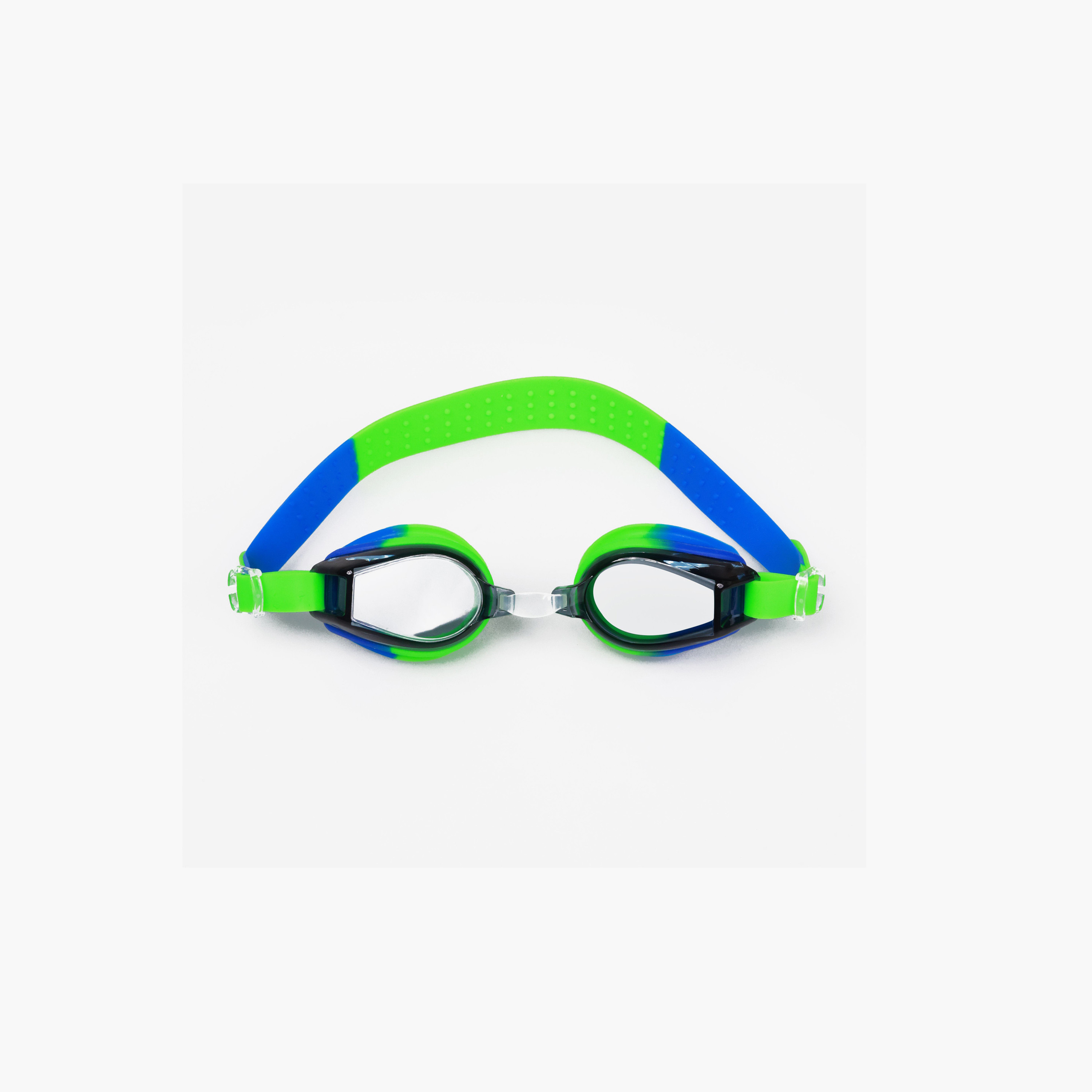 Nivia Kid's SPLASH JR. 2.0 Swimming Googles Blue/Green-sports-girls-accessories-image-1