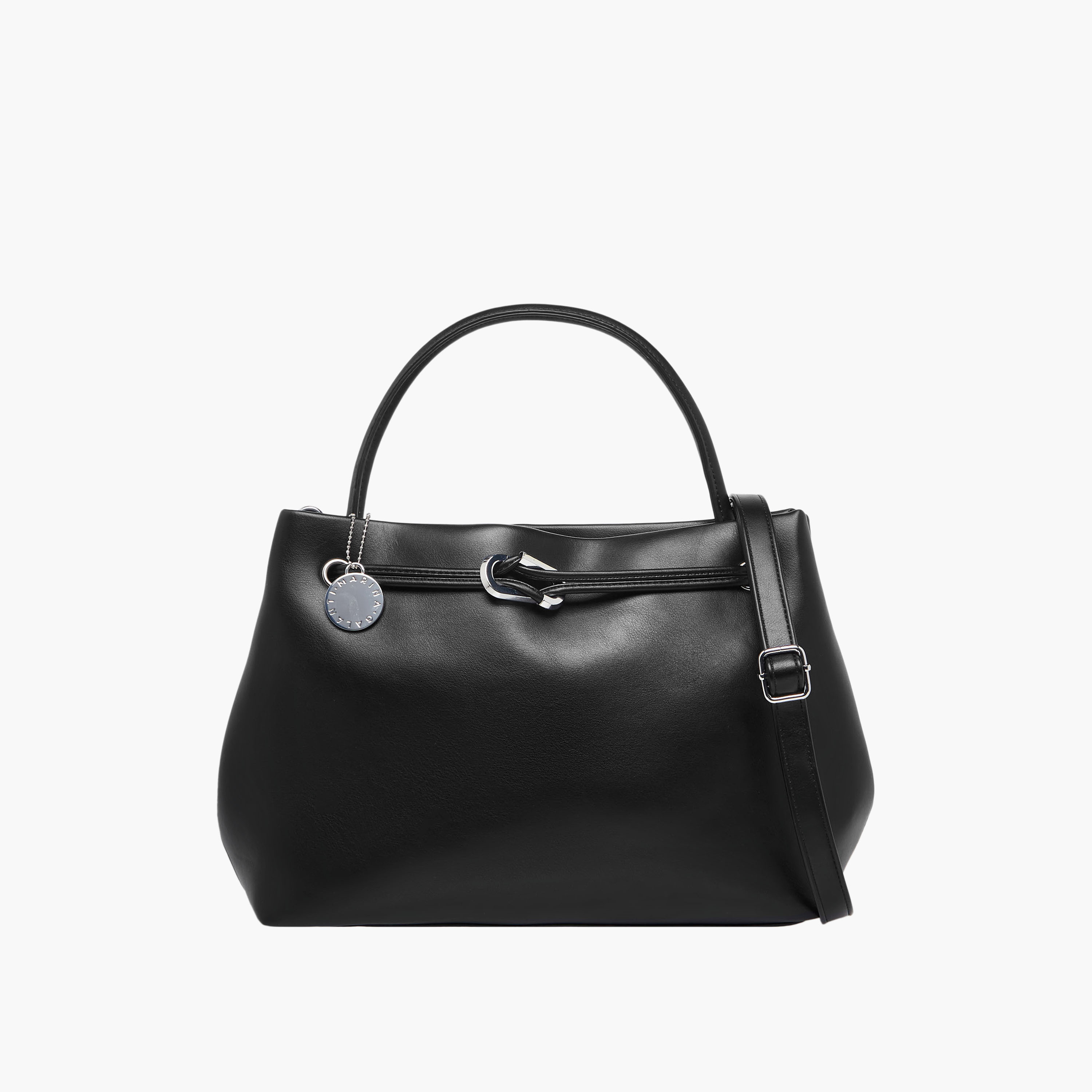 Marina Galanti Solid Tote Bag with Zip Closure-women-bagsandwallets-handbags-image-1