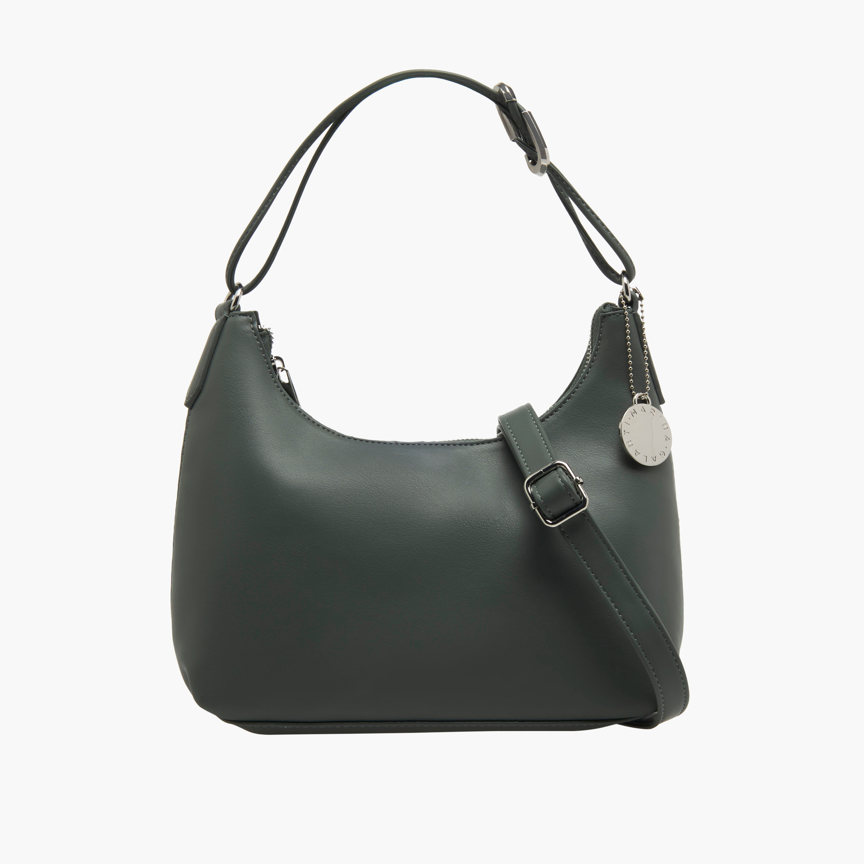 Marina Galanti Monotone Baguette Bag with Detachable Strap-women-bagsandwallets-handbags-image-1