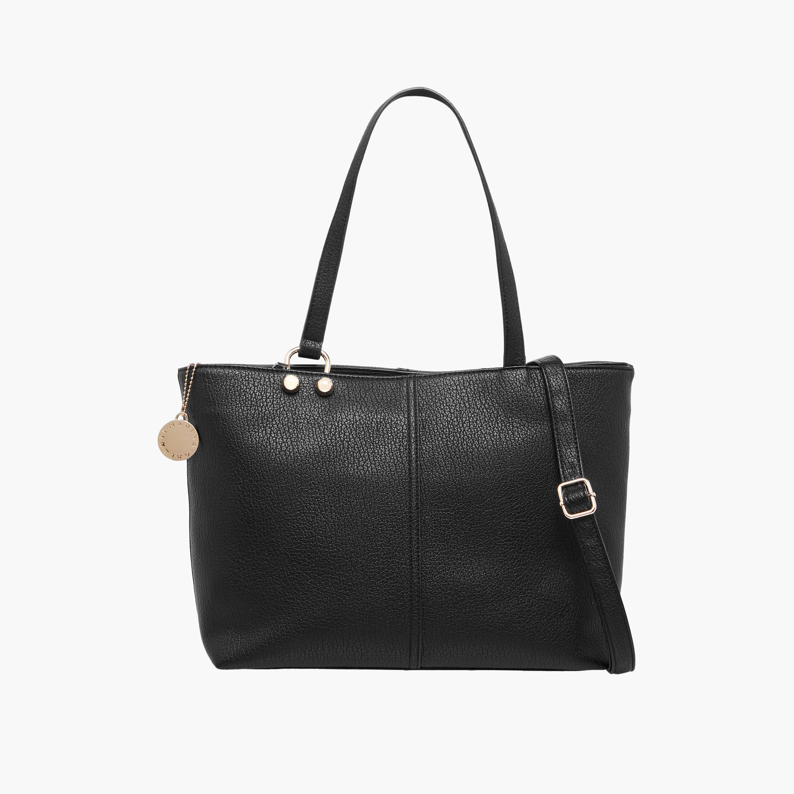Marina Galanti Textured Tote Bag with Detachable Strap-women-bagsandwallets-handbags-image-1