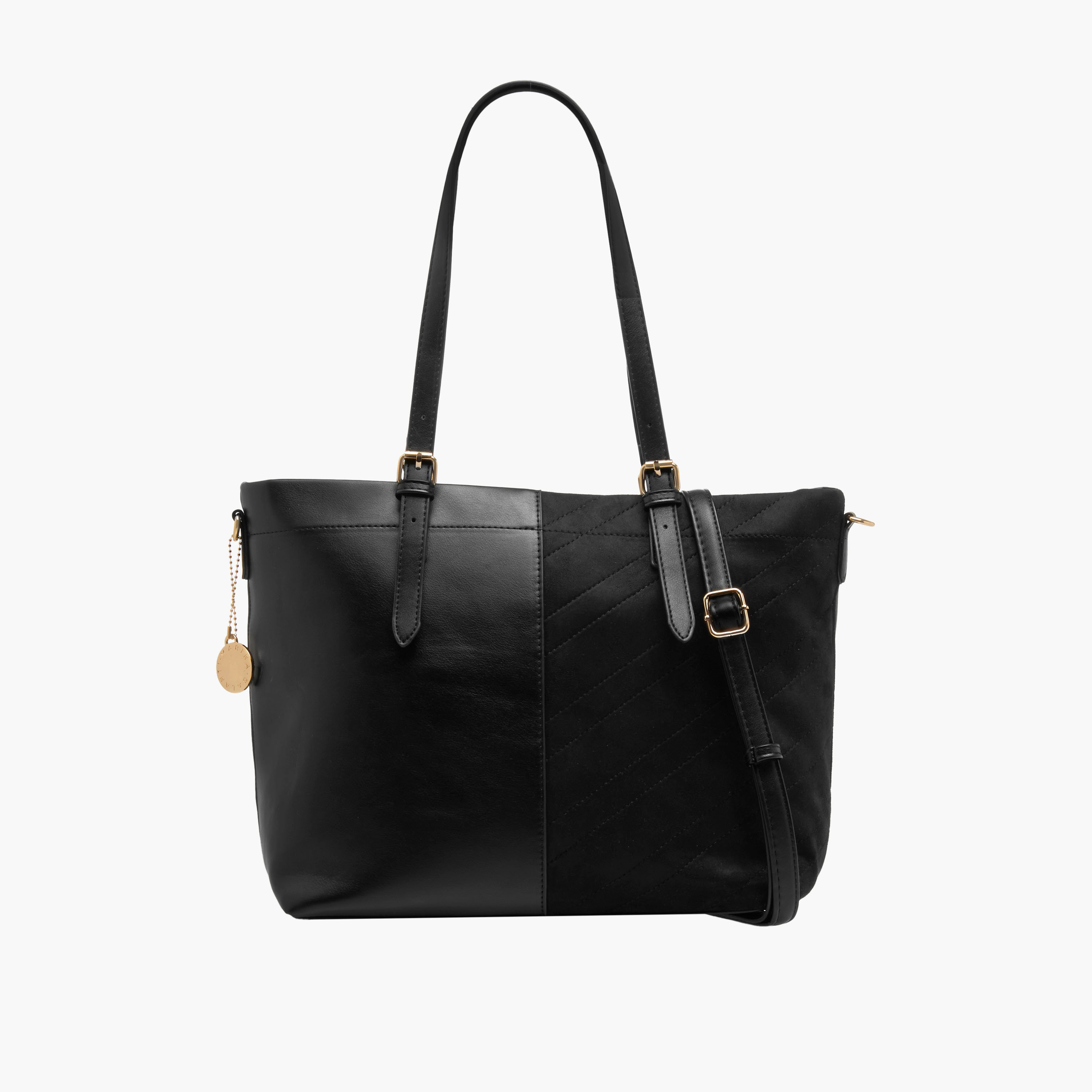 Marina Galanti Panelled Tote Bag with Detachable Strap-women-bagsandwallets-handbags-image-1