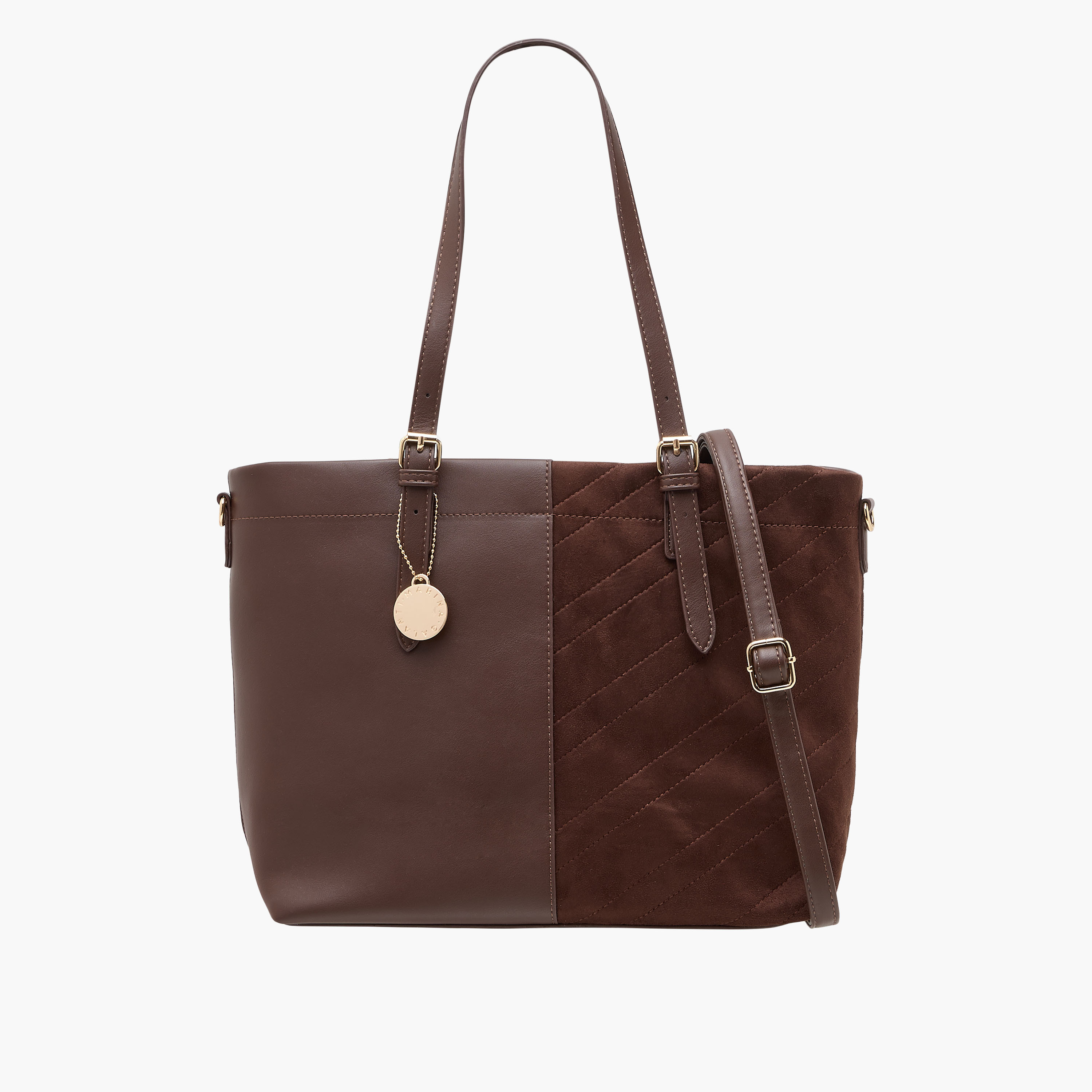 Marina Galanti Panelled Tote Bag with Detachable Strap-women-bagsandwallets-handbags-image-1