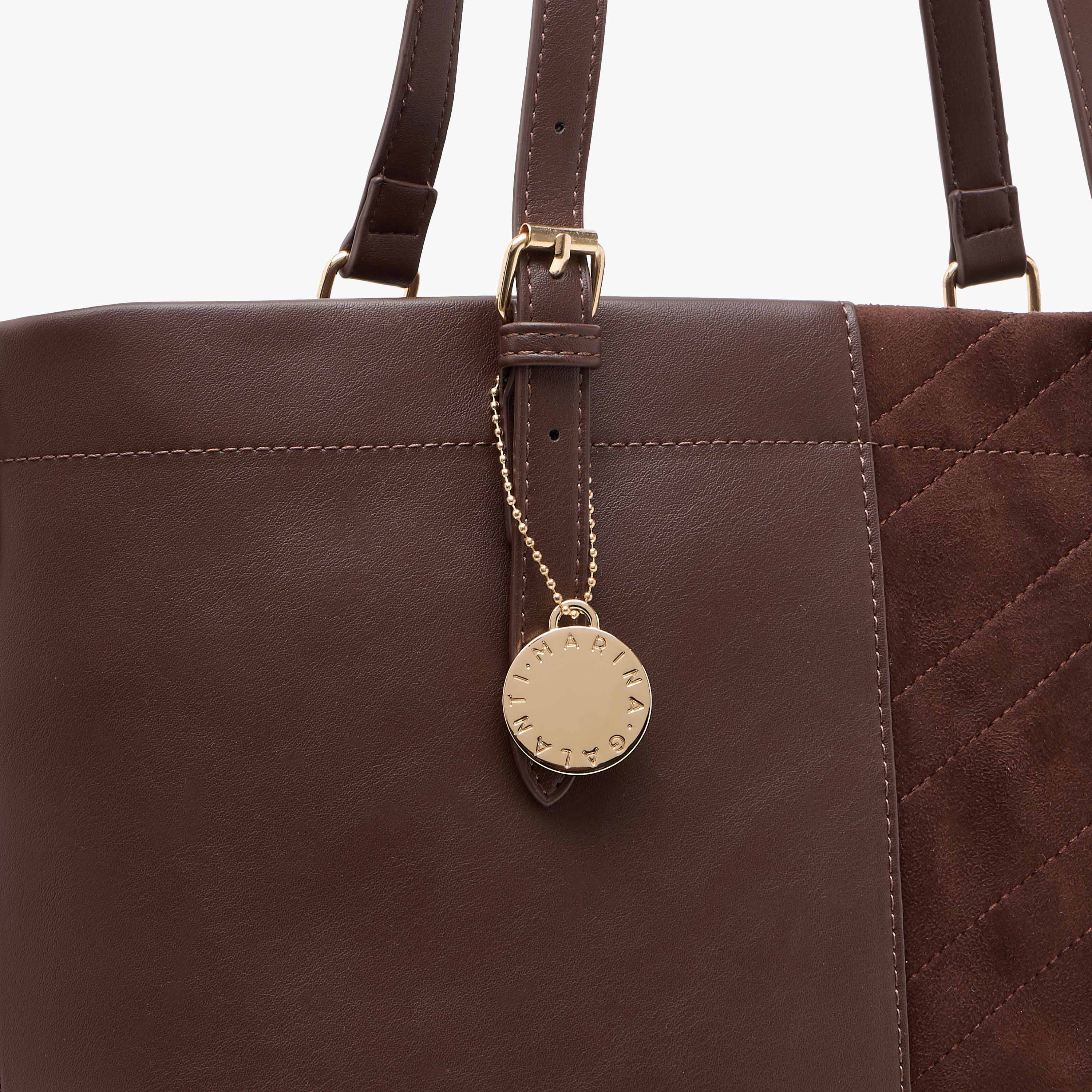 Marina Galanti Panelled Tote Bag with Detachable Strap-women-bagsandwallets-handbags-image-5