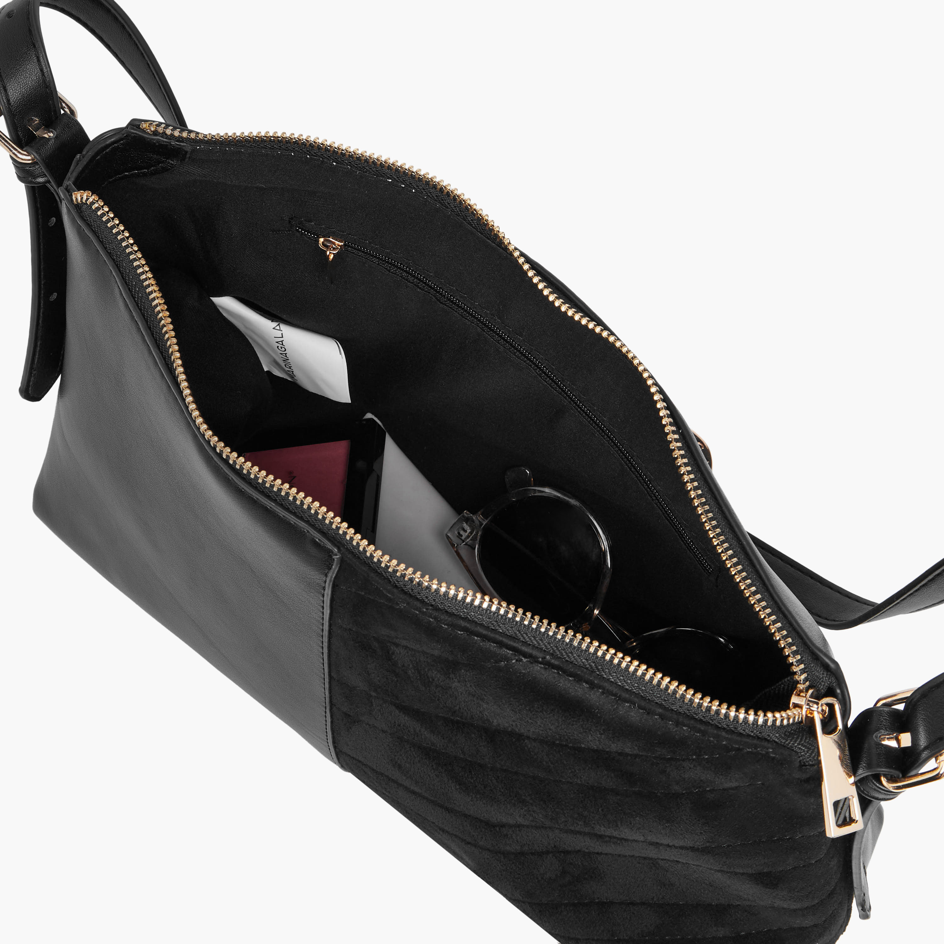 Marina Galanti Panelled Crossbody Bag with Adjustable Strap-women-bagsandwallets-handbags-image-8