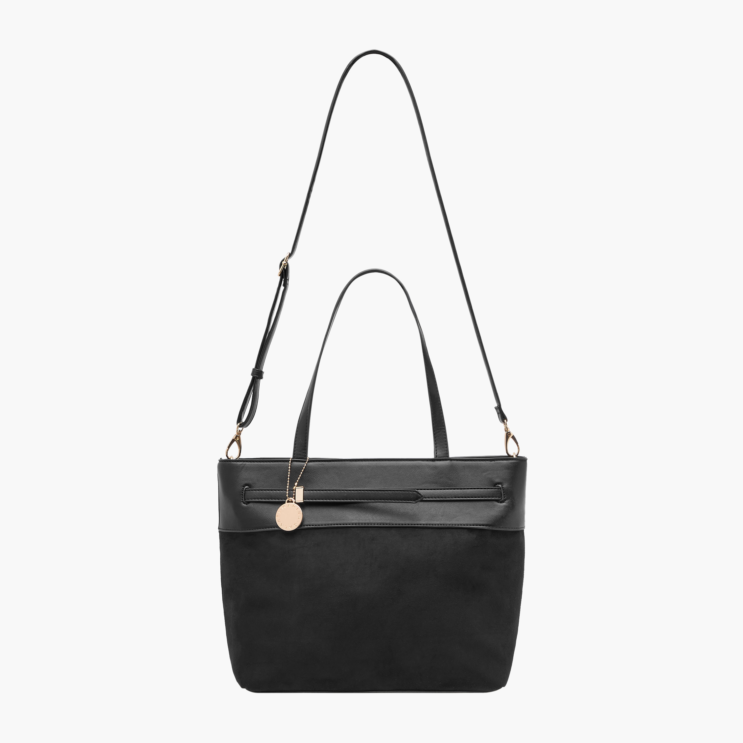 Marina Galanti Solid Tote Bag with Double Handle-women-bagsandwallets-handbags-image-3