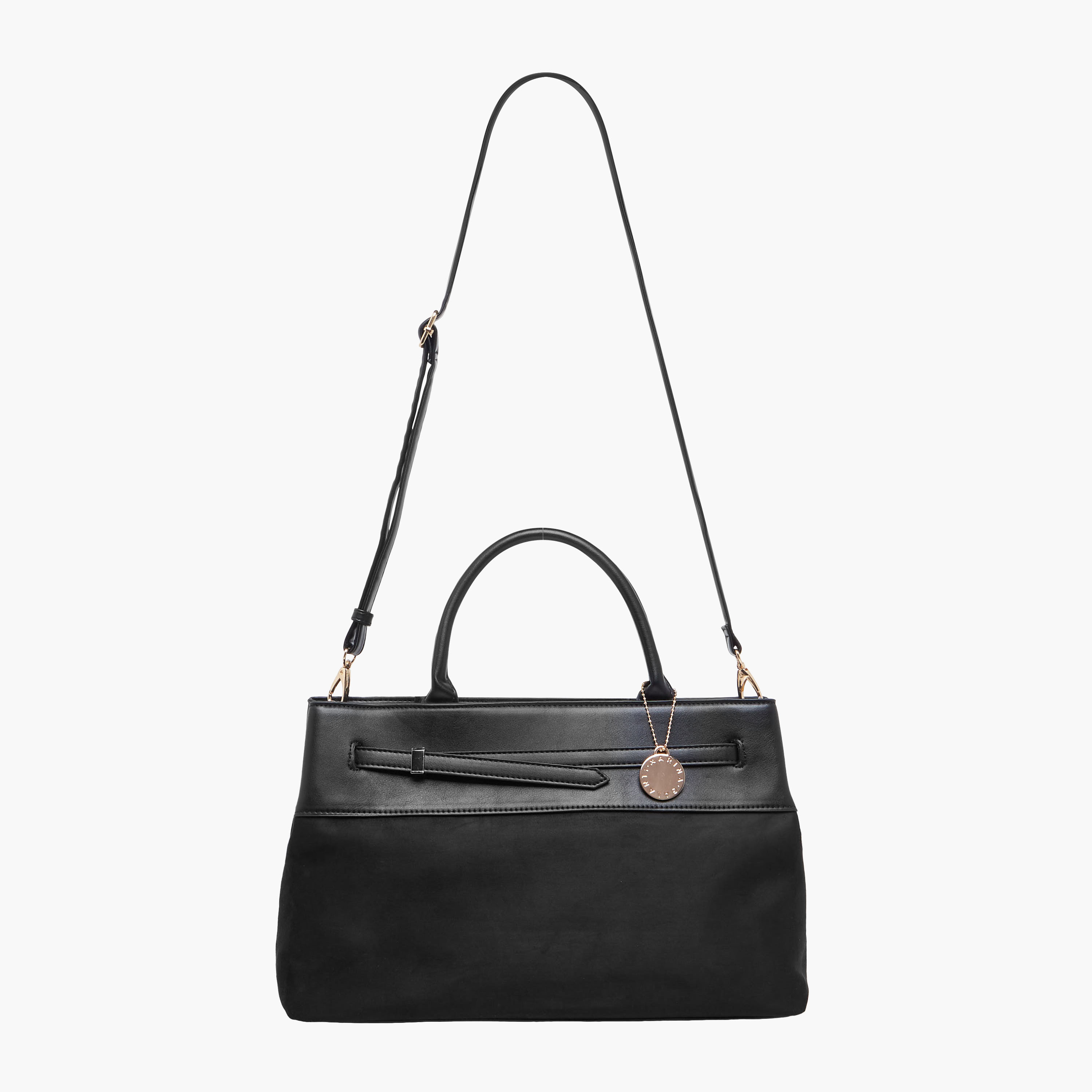 Marina Galanti Textured Tote Bag with Detachable Strap-women-bagsandwallets-handbags-image-3