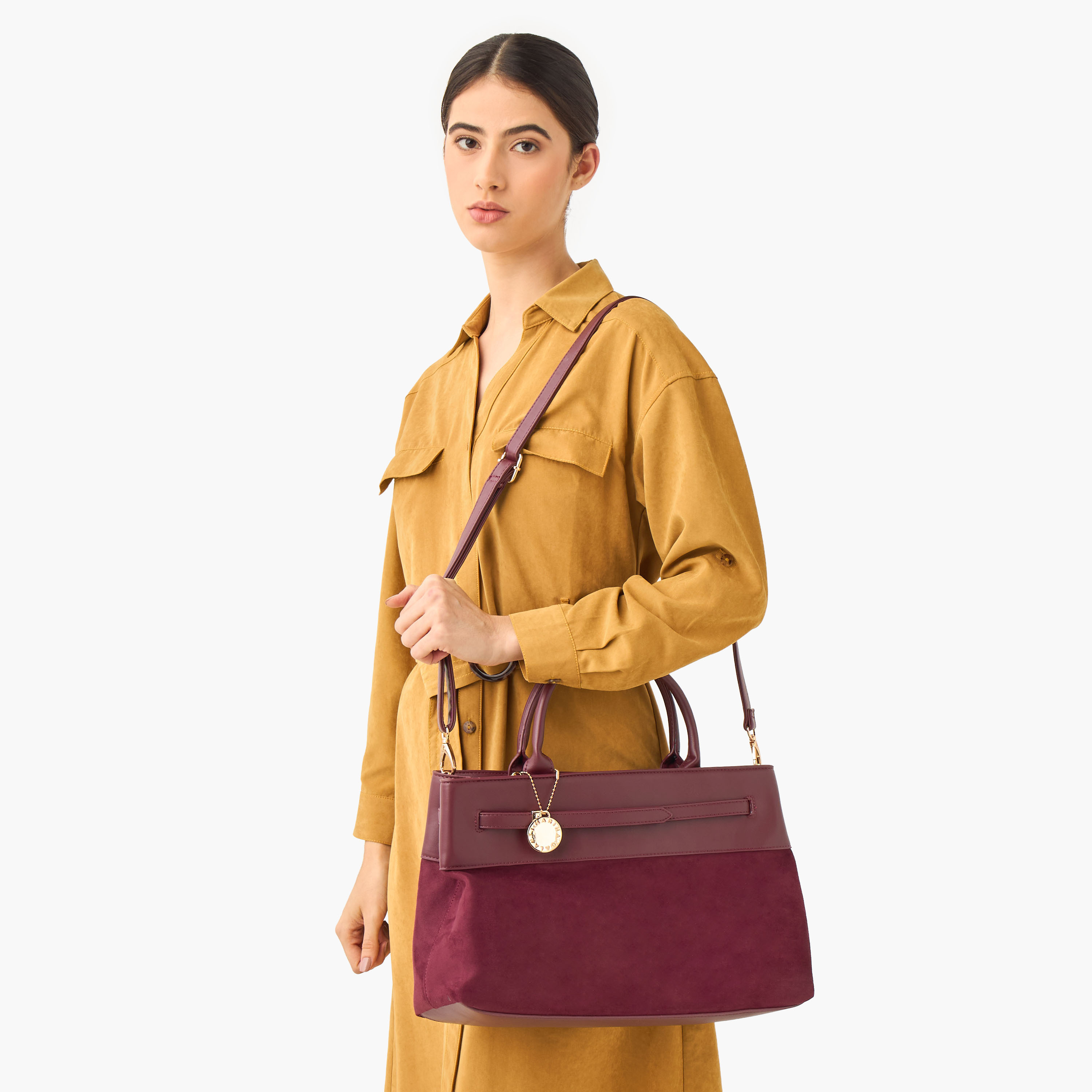 شنطة توتي بارزة الملمس بحزام قابل للفصل من مارينا جالانتي-women-bagsandwallets-handbags-image-2