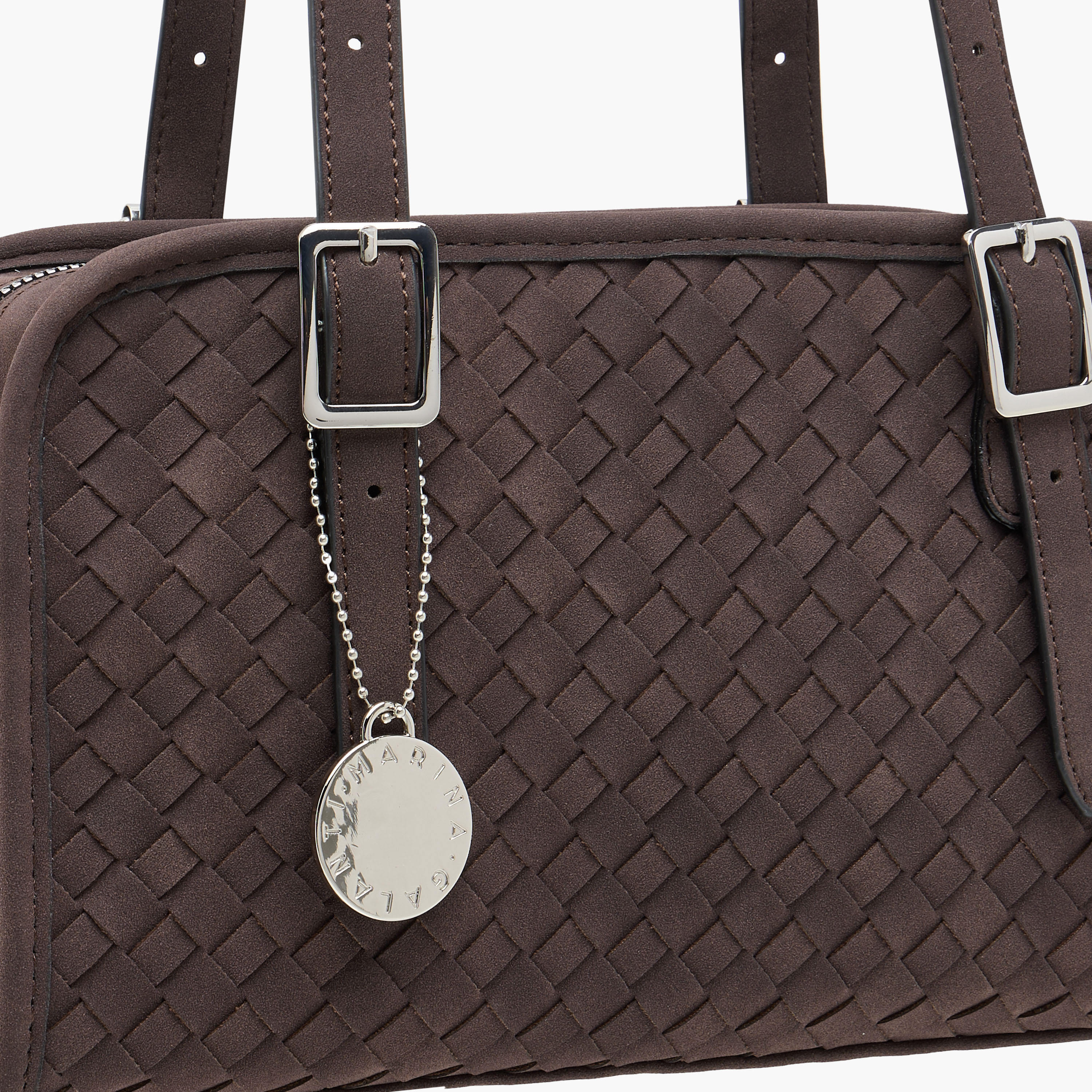 Marina Galanti Weave Textured Crossbody Bag with Detachable Strap-women-bagsandwallets-handbags-image-5