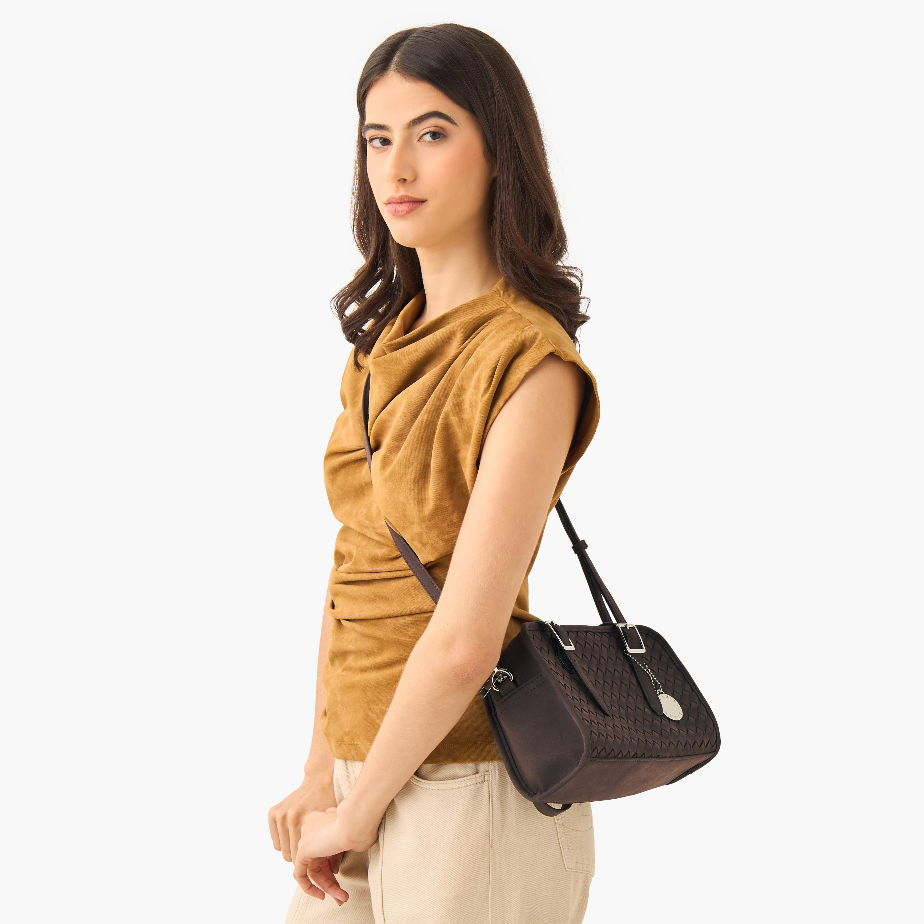 Marina Galanti Weave Textured Crossbody Bag with Detachable Strap-women-bagsandwallets-handbags-image-8