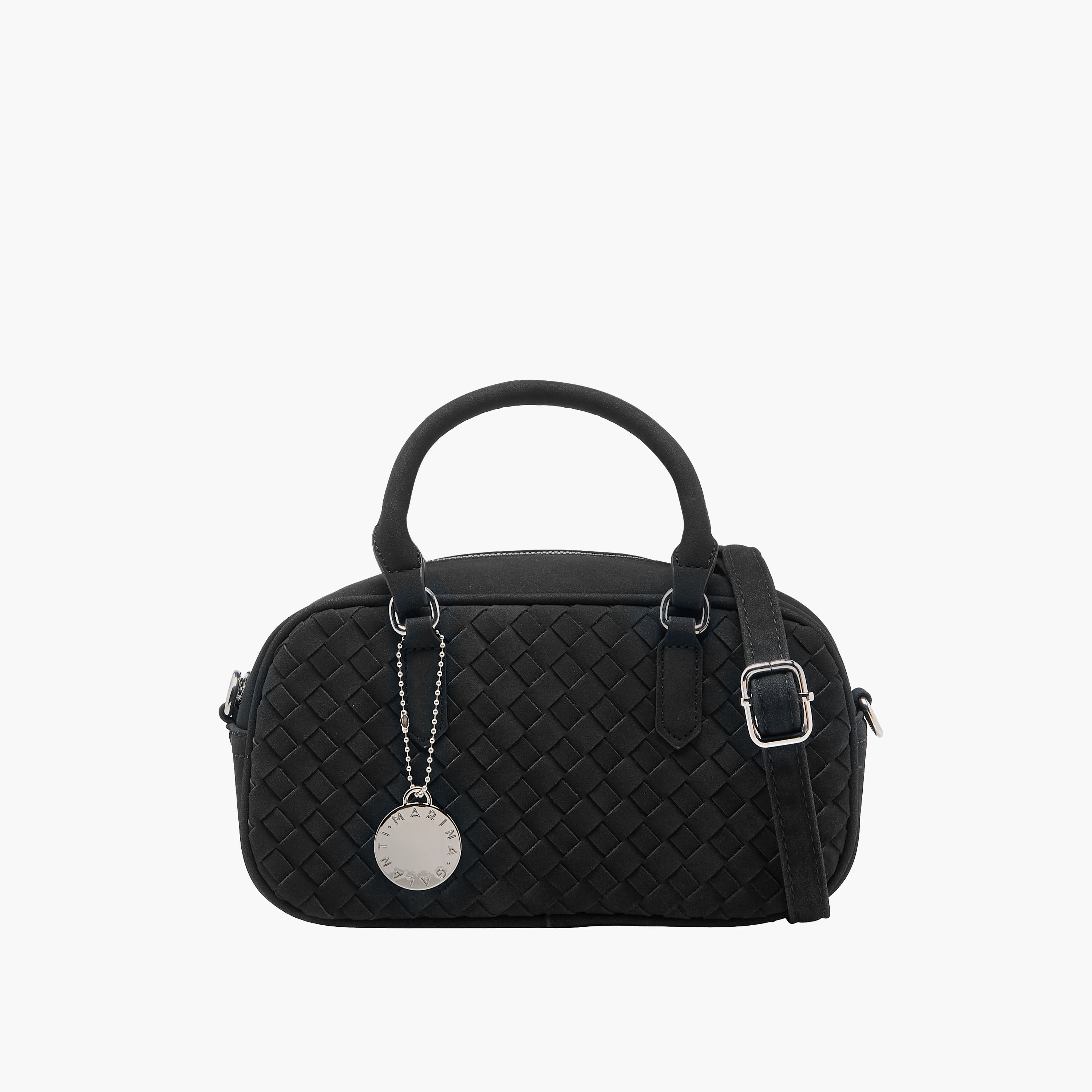 شنطة كروس بودي بارزة الملمس بنمط مضفر بحزام قابل للفصل من مارينا جالانتي-women-bagsandwallets-handbags-image-1