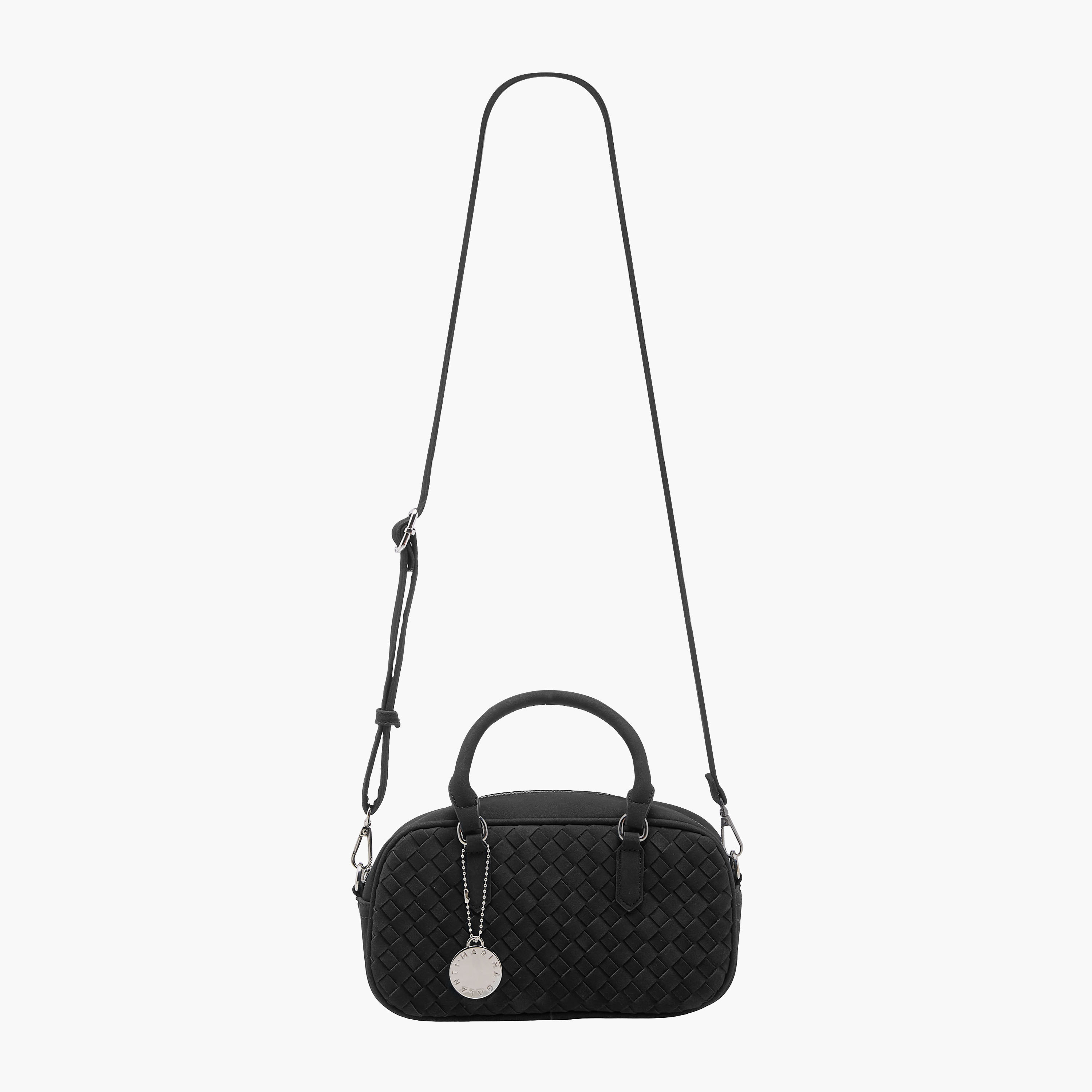شنطة كروس بودي بارزة الملمس بنمط مضفر بحزام قابل للفصل من مارينا جالانتي-women-bagsandwallets-handbags-image-3